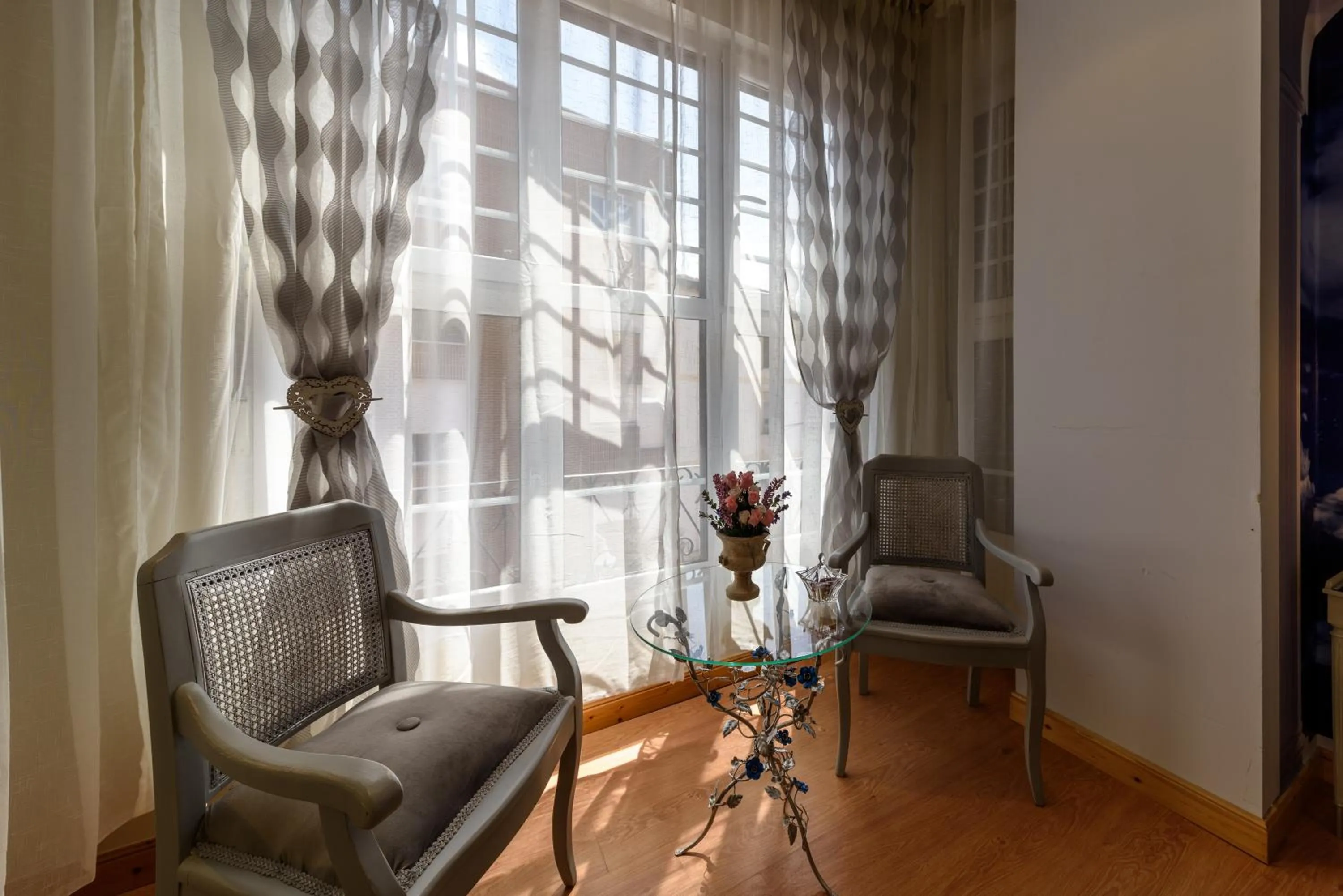 Seating area in Hosteria Villa de Castro