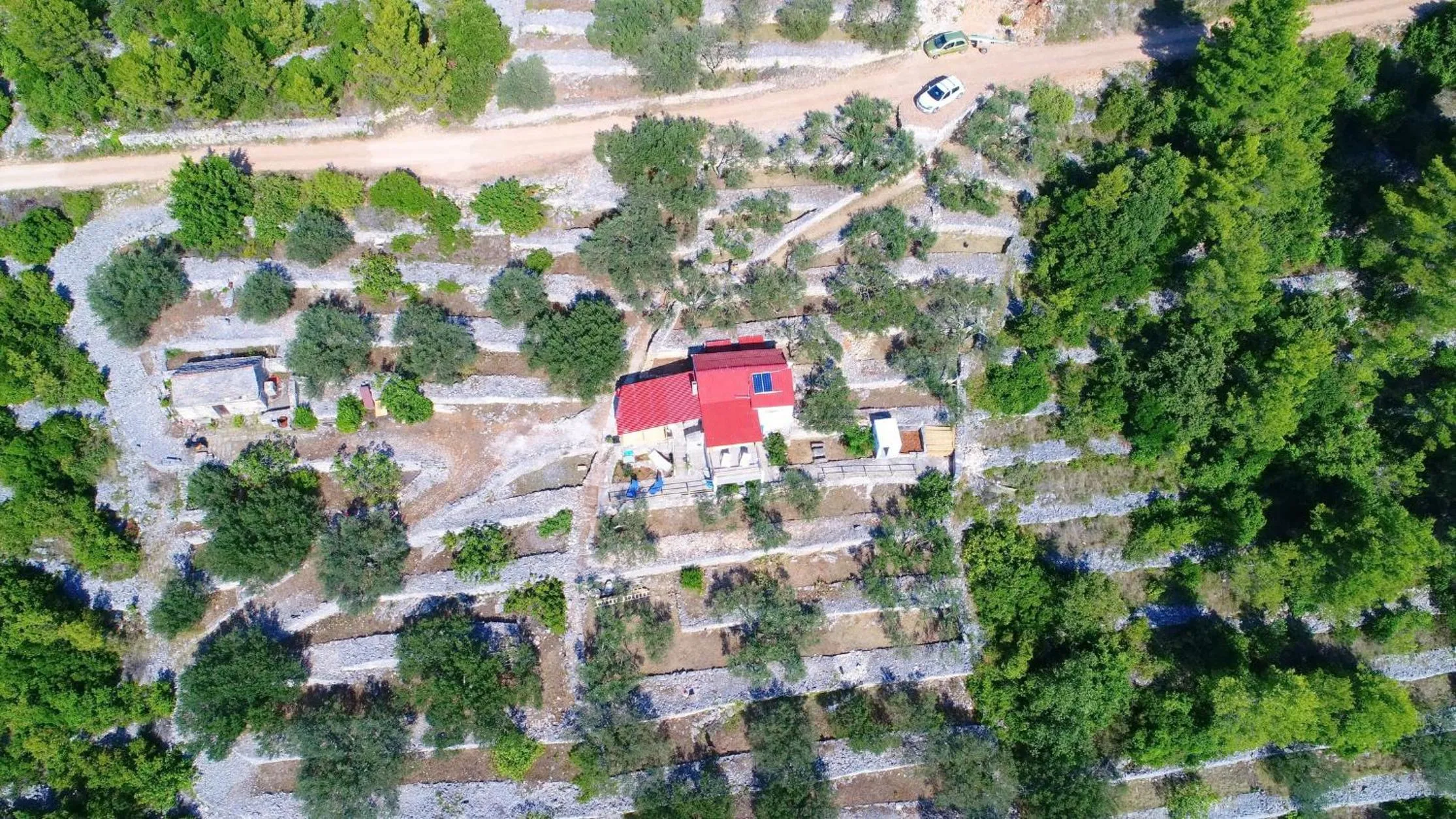 Area and facilities in Greenside Cottage Lumi