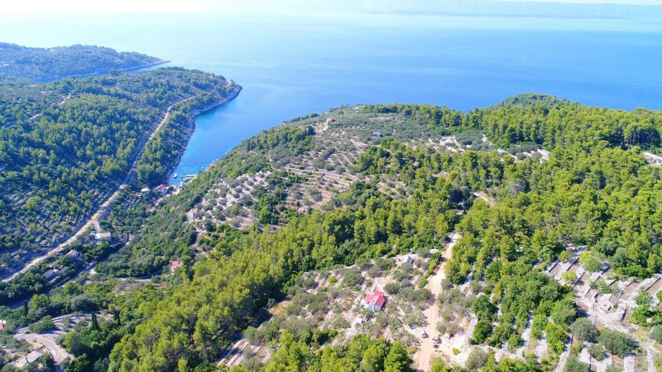 Bird's eye view in Greenside Cottage Lumi