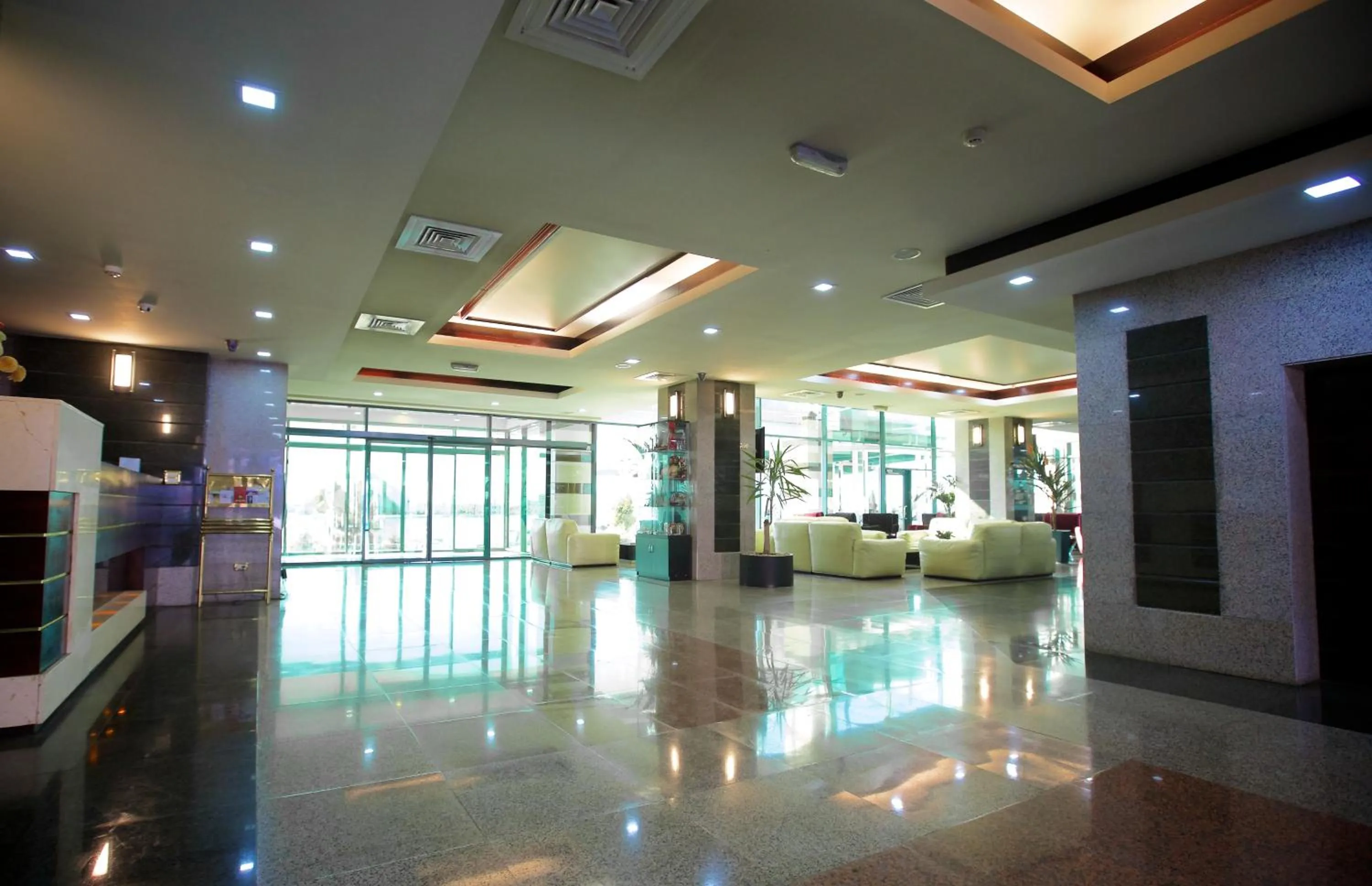 Lobby or reception in Hotel Delta 4