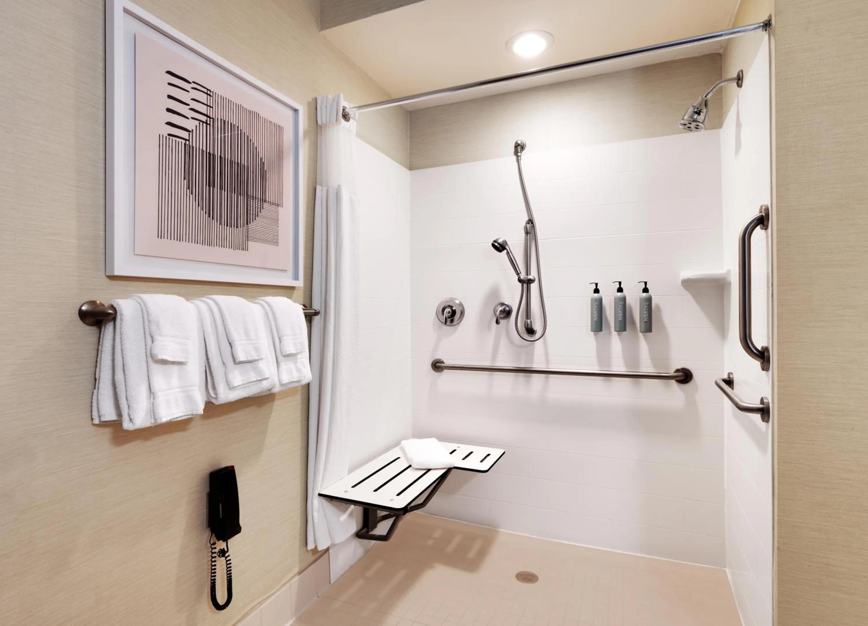 Bathroom in Courtyard by Marriott Houston NASA Clear Lake