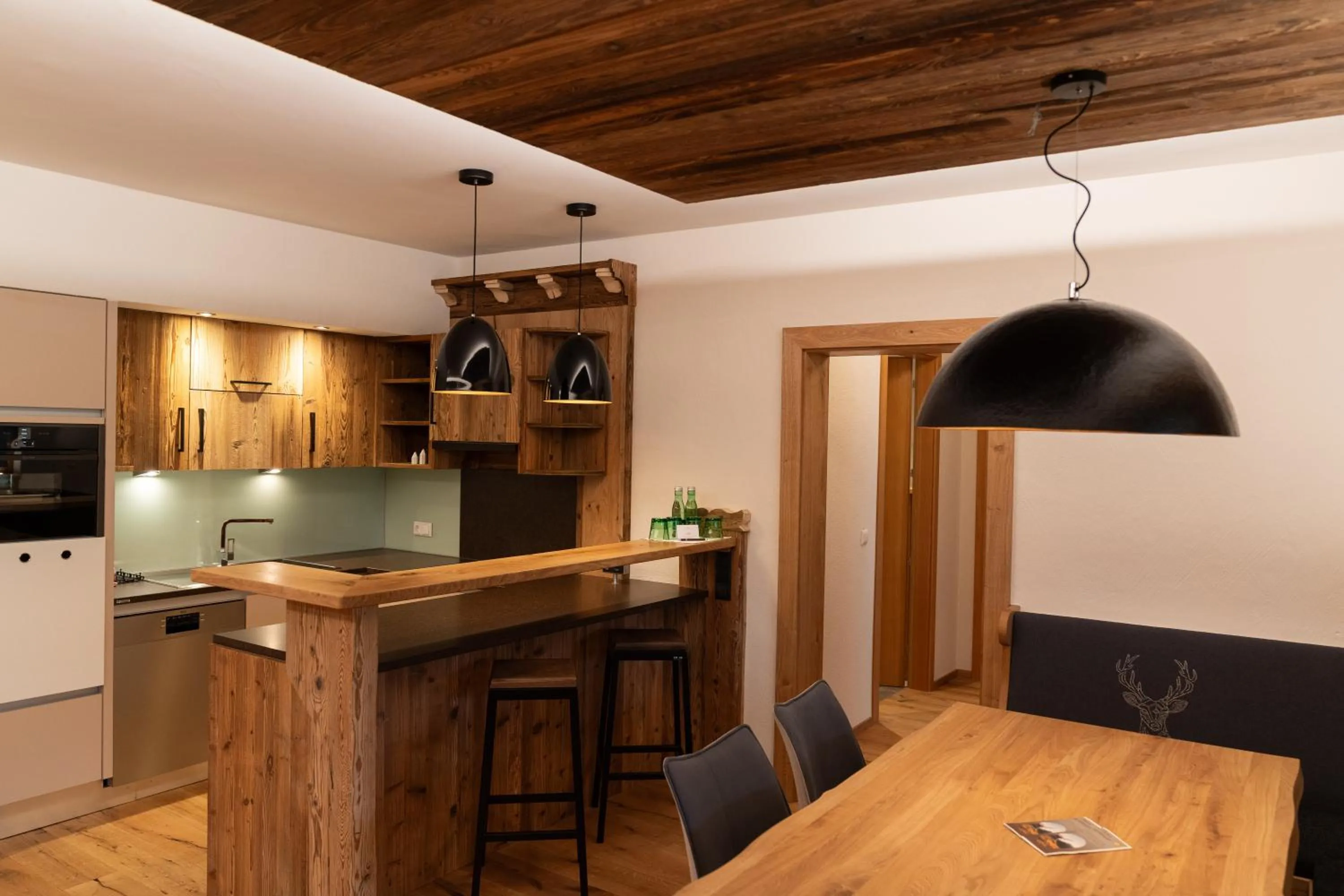 Kitchen or kitchenette in Wellnesshotel Mein Almhof Superior