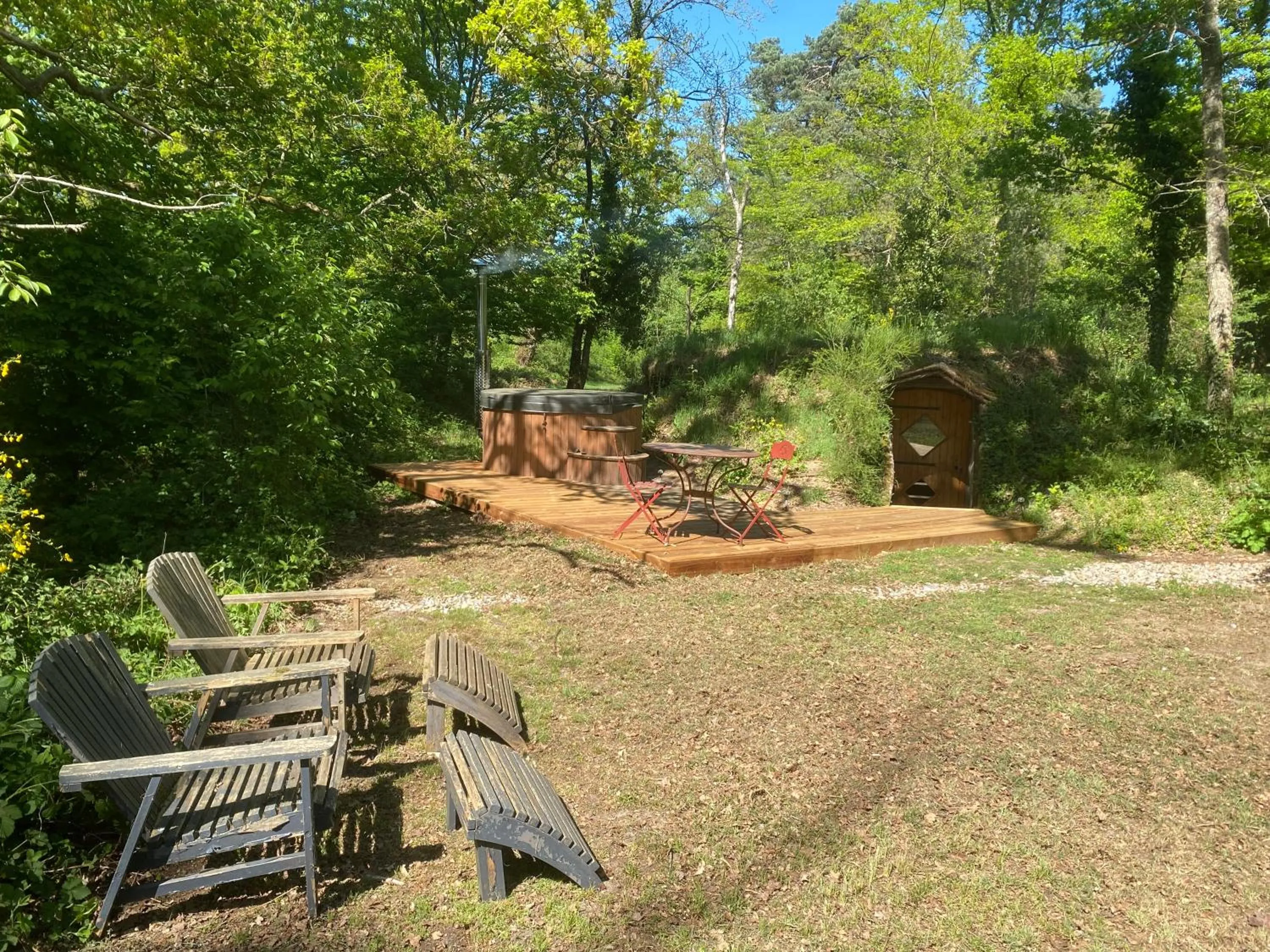Patio in Le Nid Dans Les Bruyères