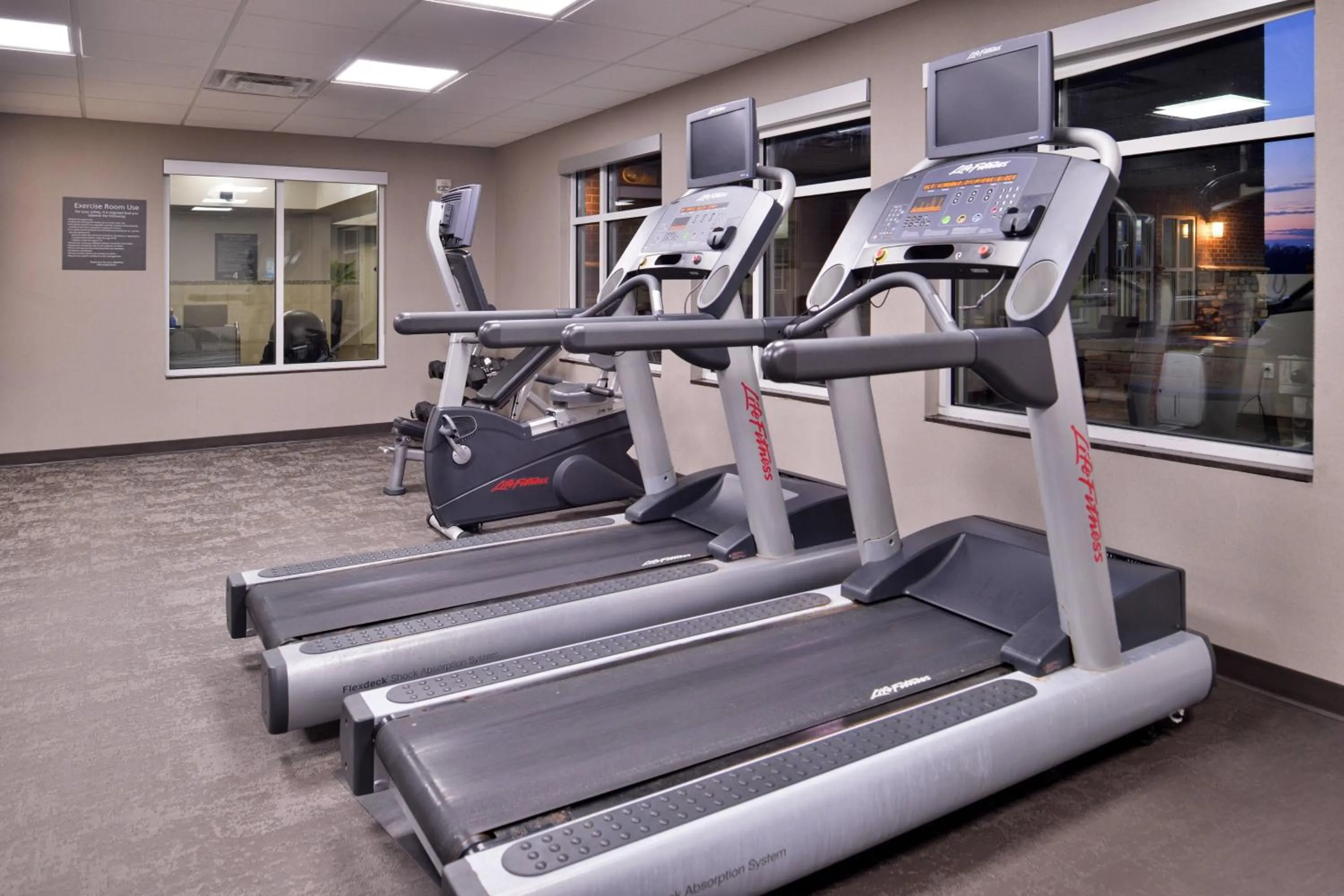 Fitness centre/facilities in Residence Inn by Marriott Coralville