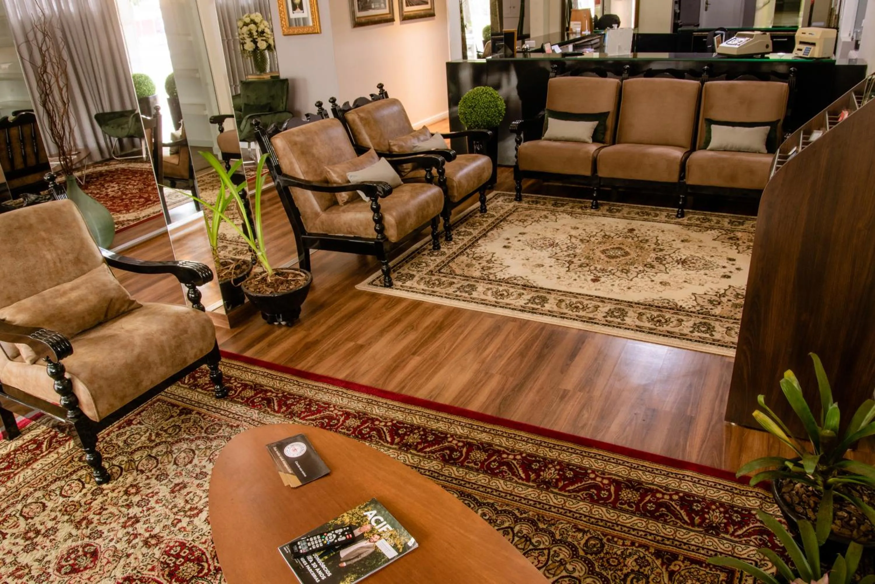 Lobby or reception in Imperador Palace Hotel Franca