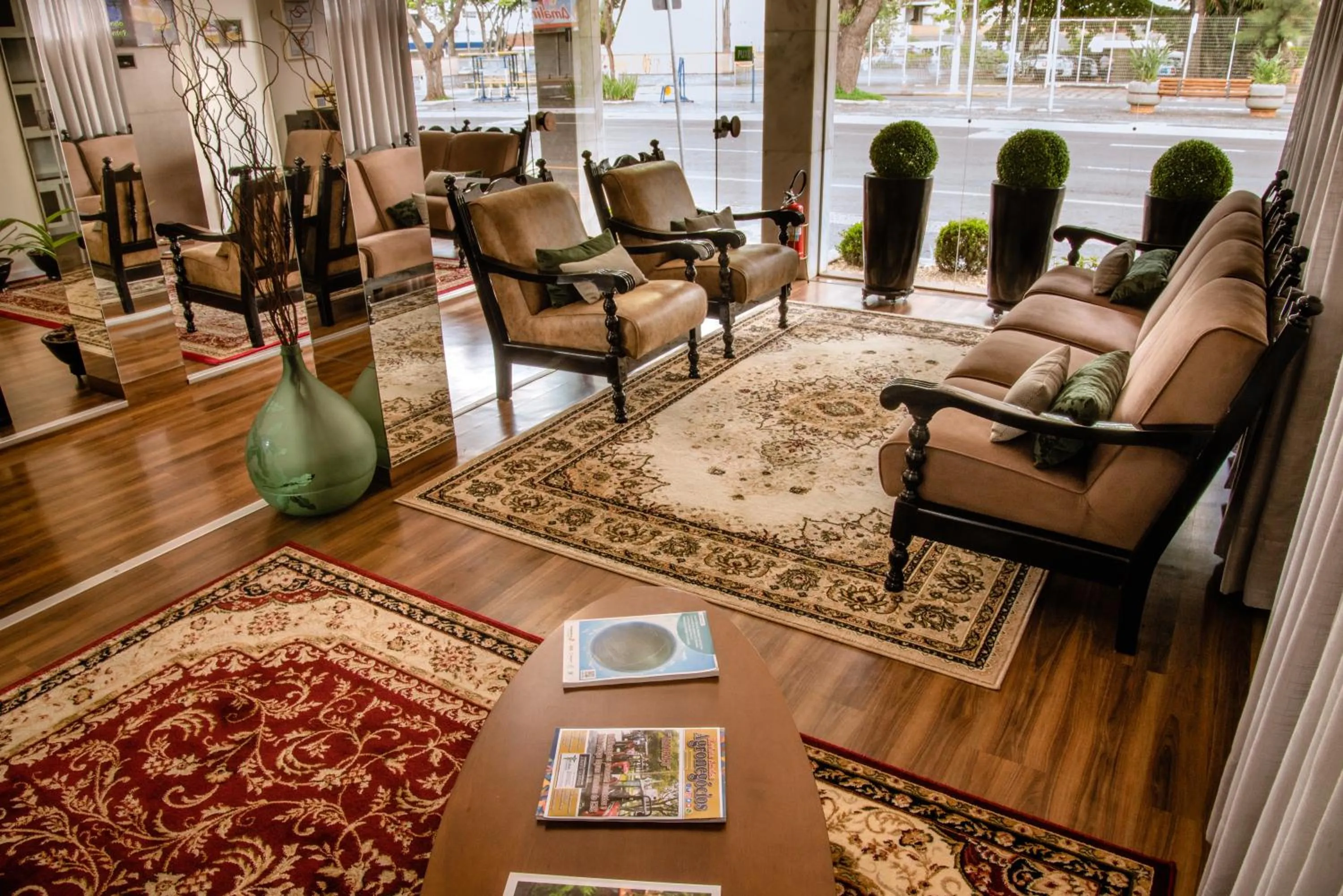 Lobby or reception in Imperador Palace Hotel Franca