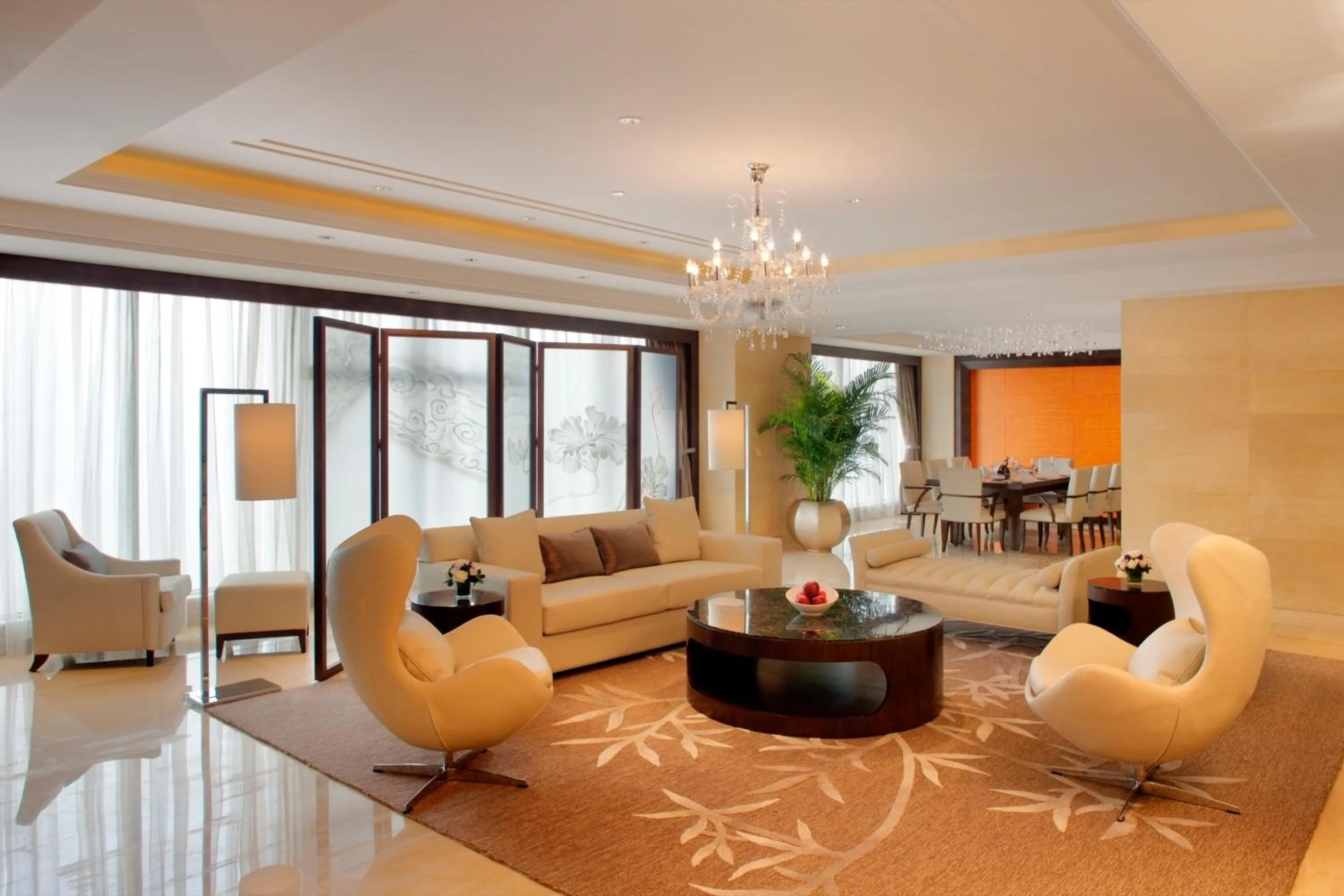 Living room in Radisson Blu Plaza Chongqing