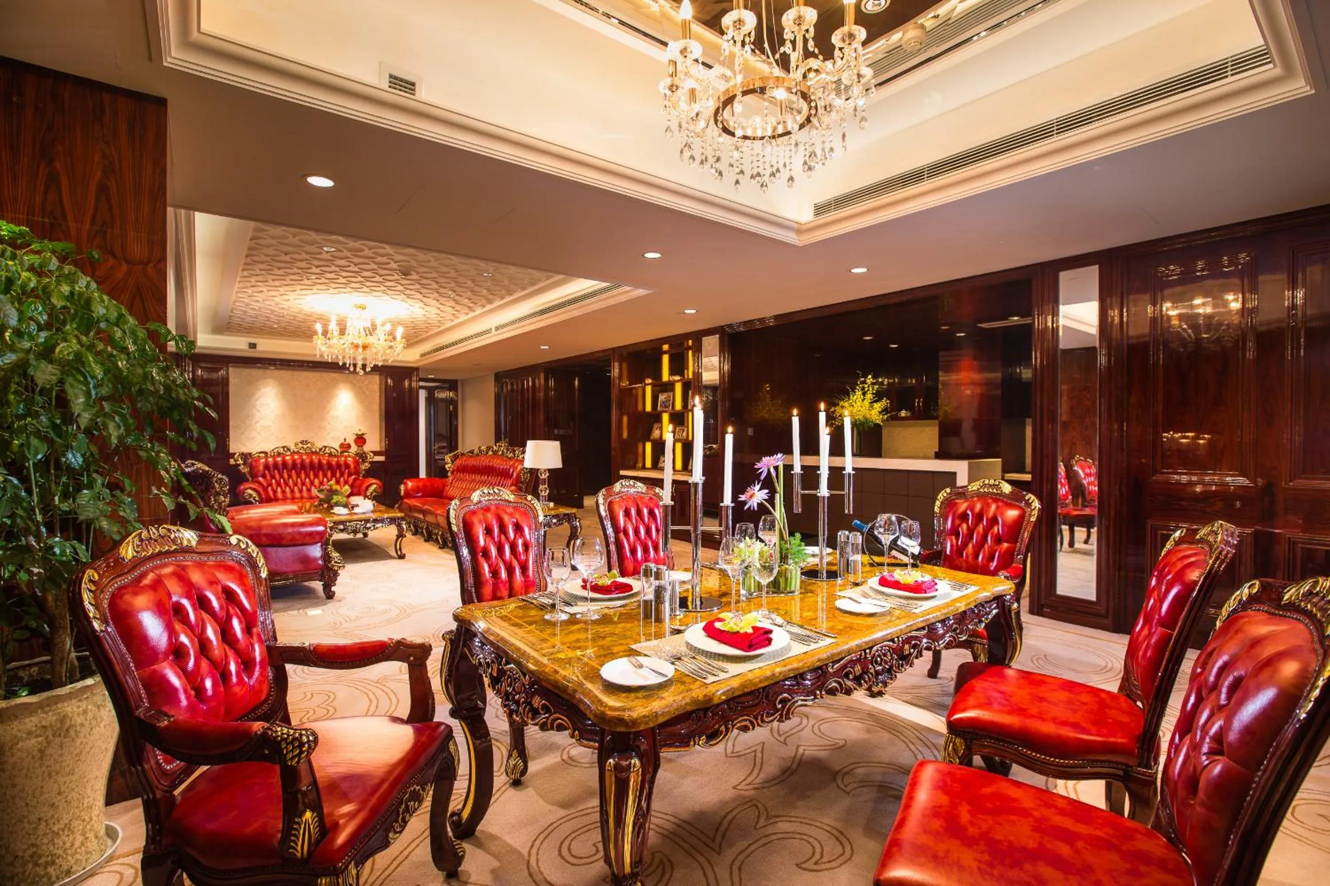 Decorative detail in Shaoxing Tianma Grand Hotel