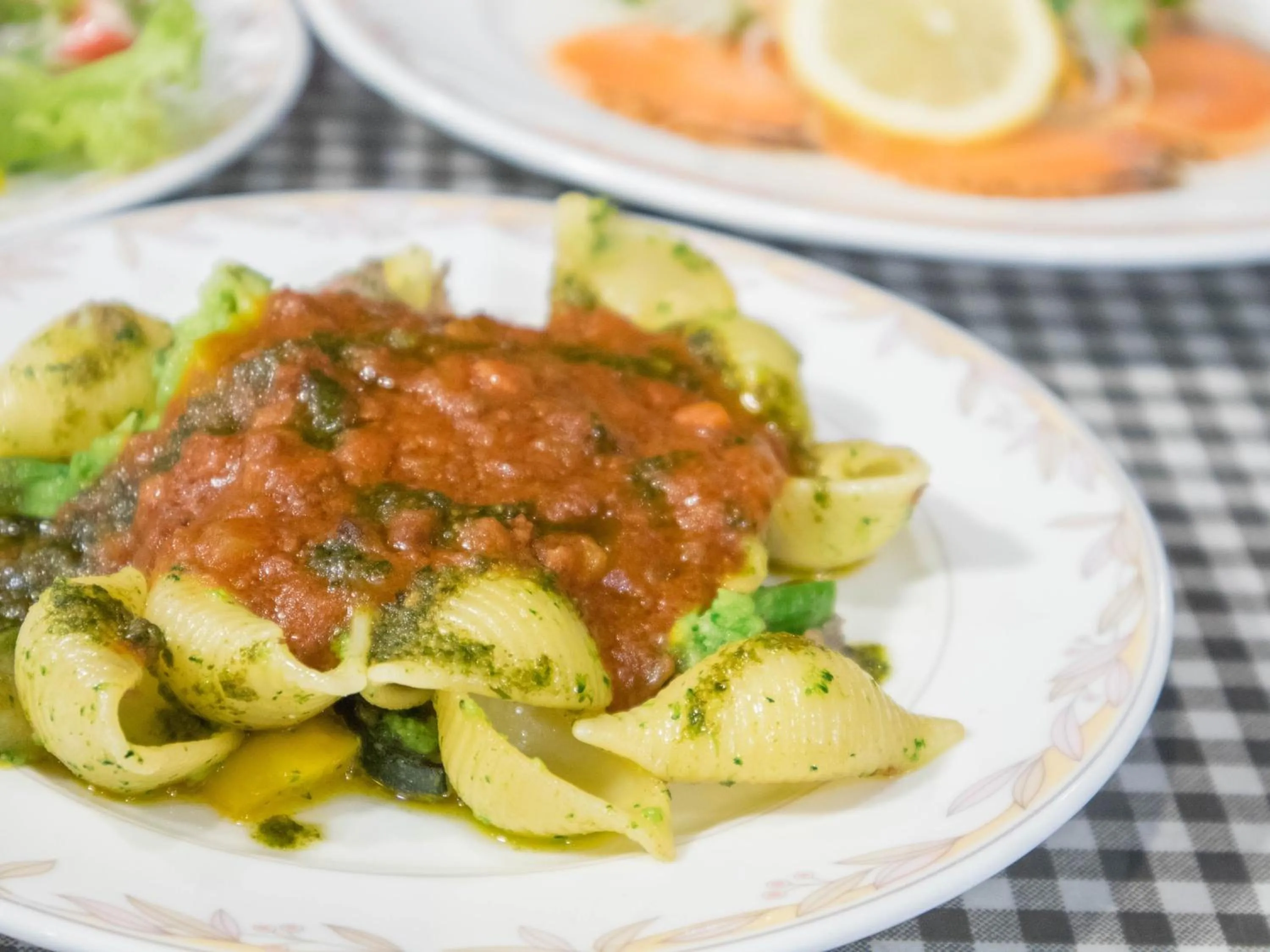 Dinner in Pension Eden