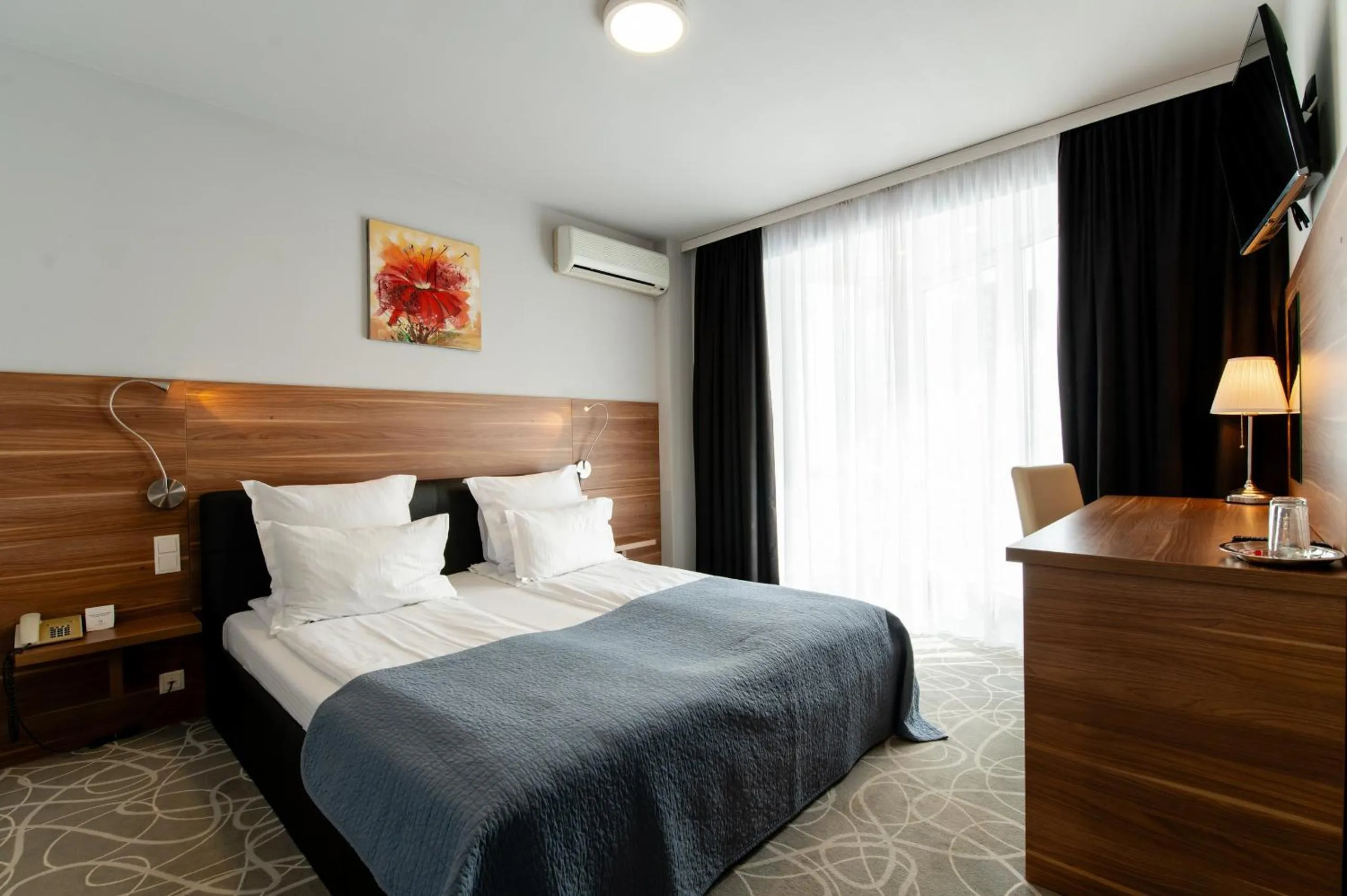 Bed in Hotel President