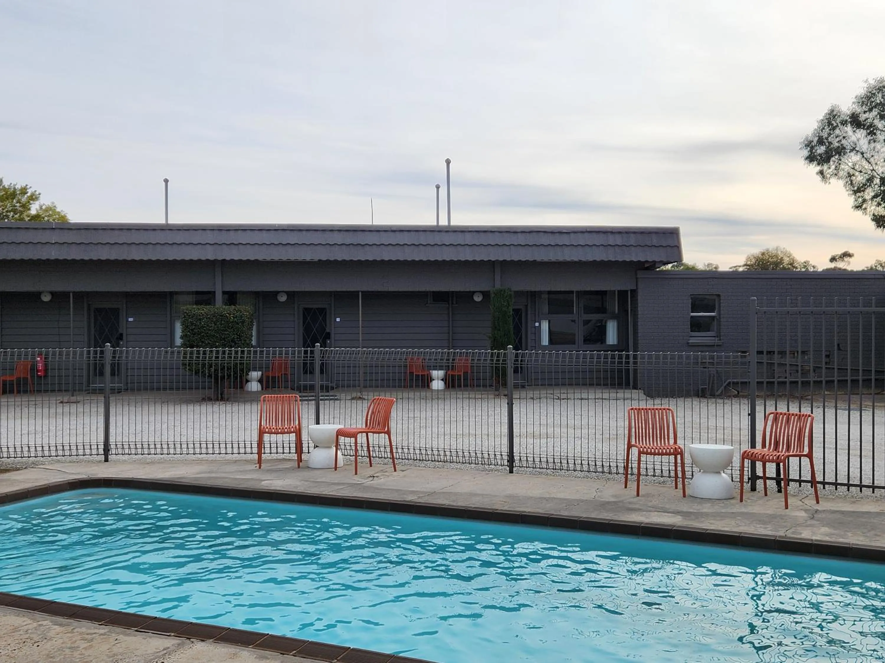 Swimming pool in Calder Family Motel
