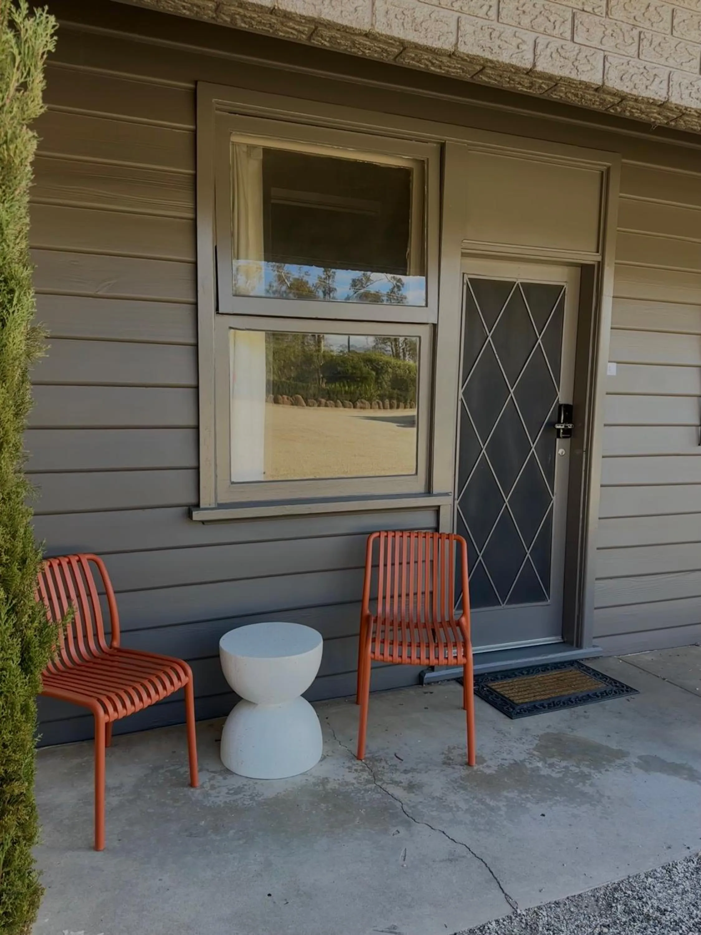 Patio in Calder Family Motel