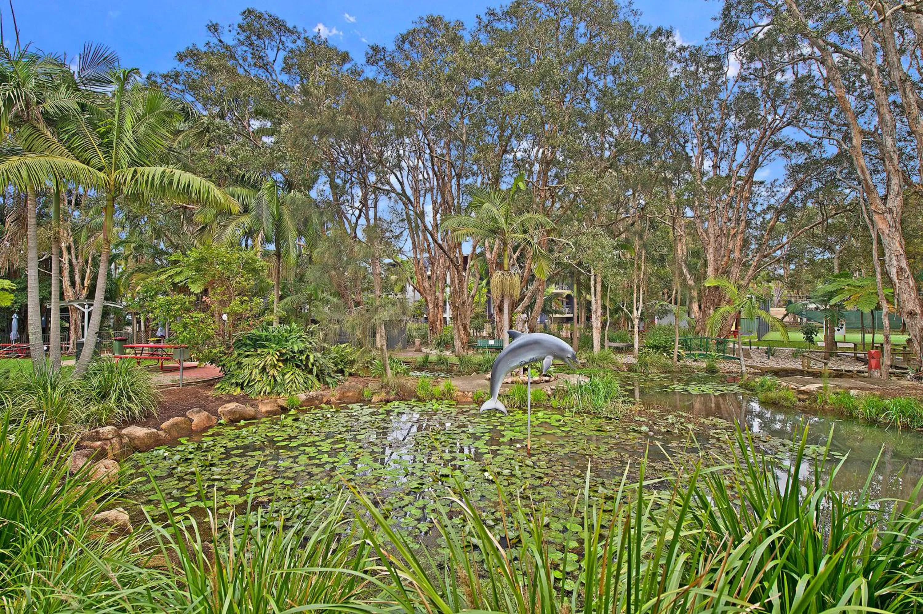 Garden in Beach Resort Apartment