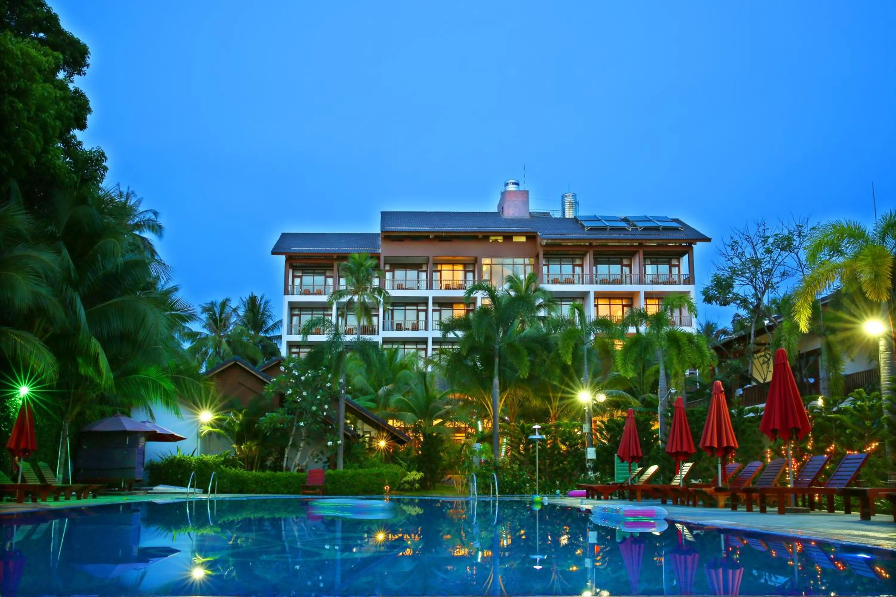 Pool view in Tropicana Resort Phu Quoc