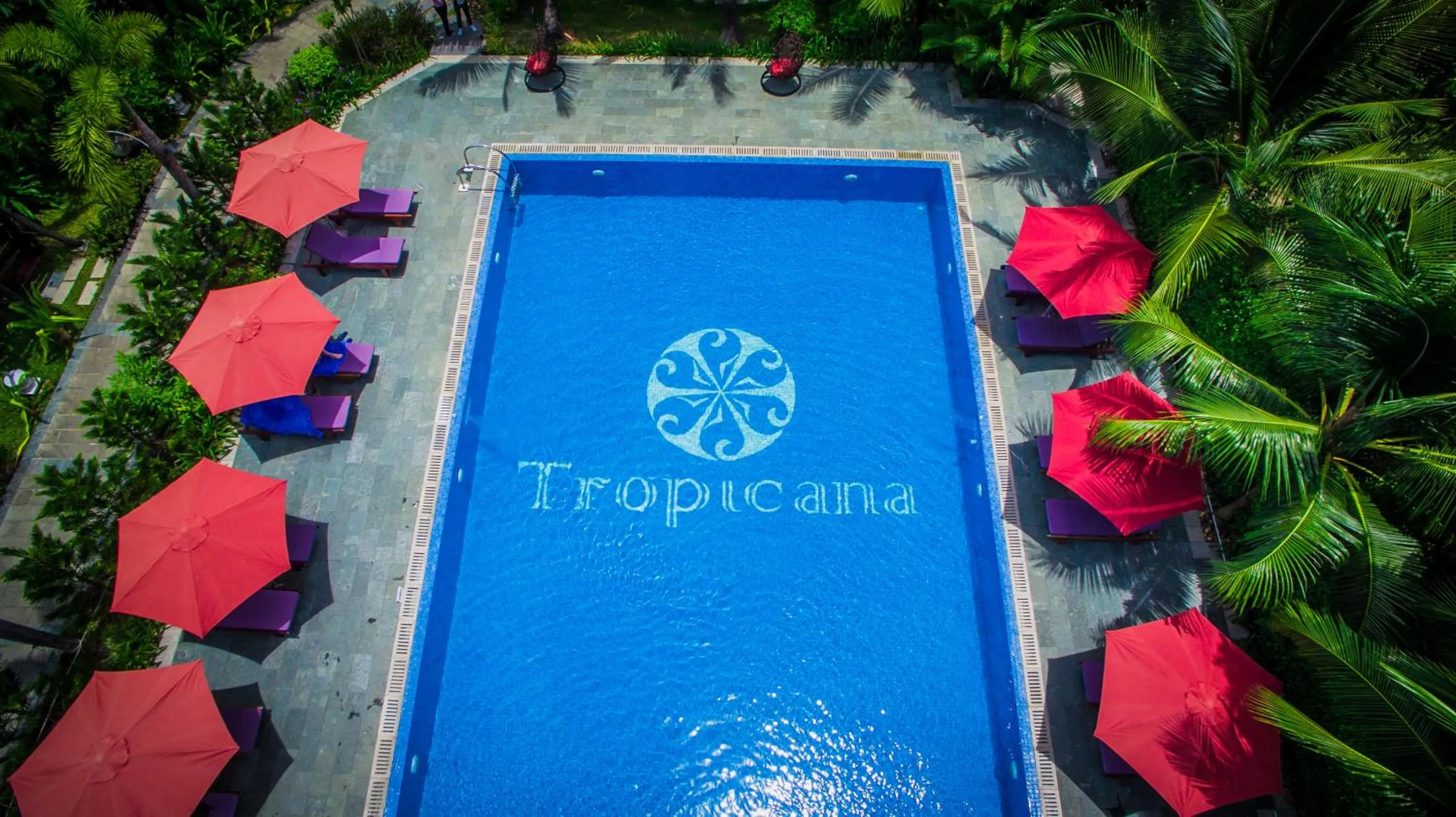 Bird's eye view in Tropicana Resort Phu Quoc