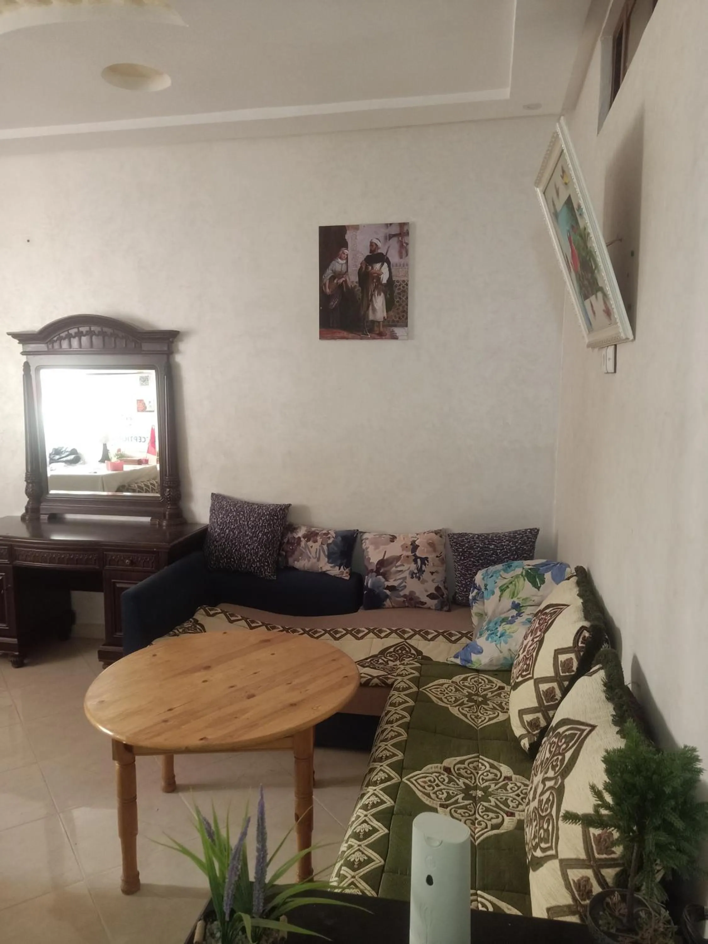 Seating area in Mohammed V Airport HOME