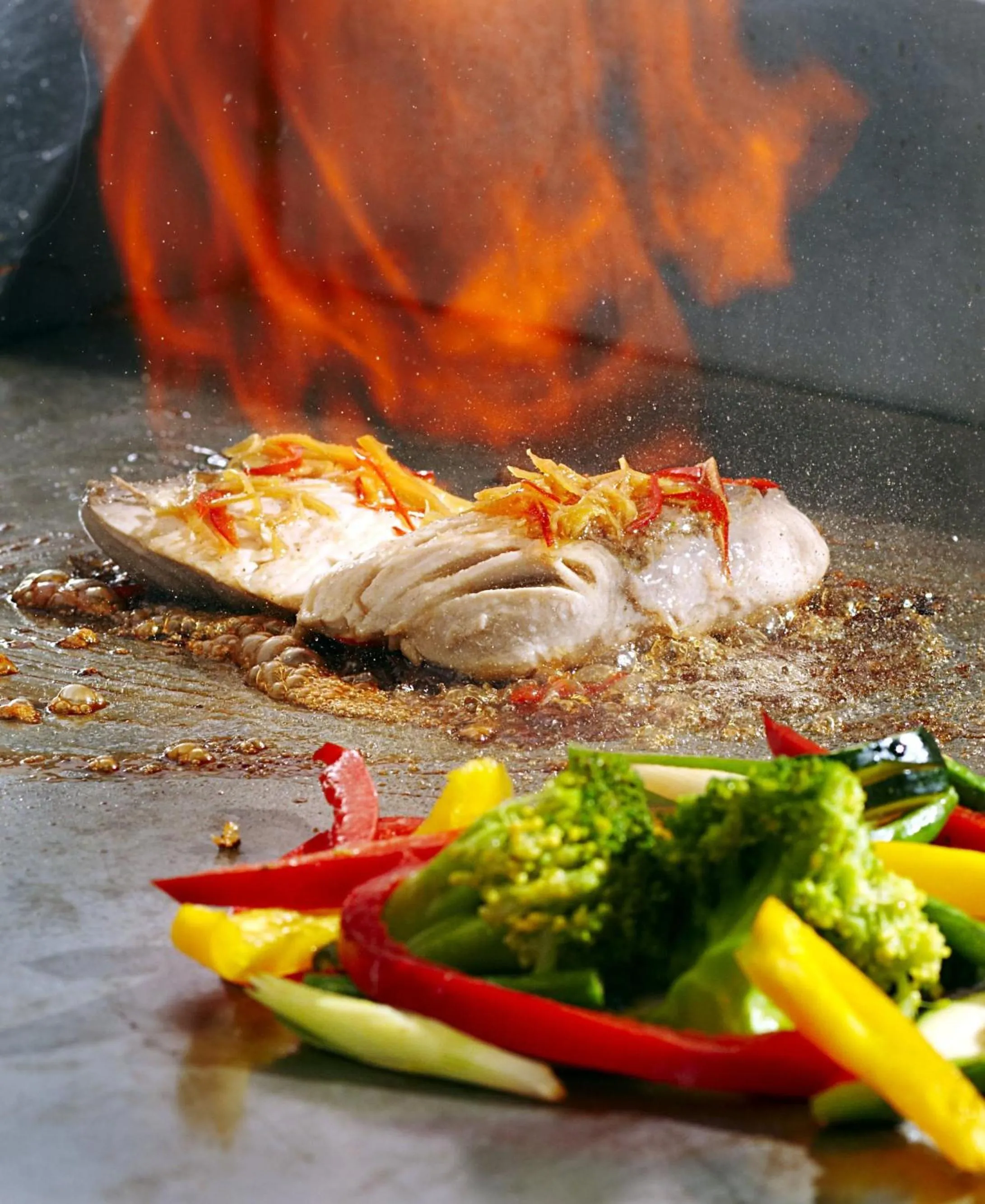 Food close-up in Santai Hotel