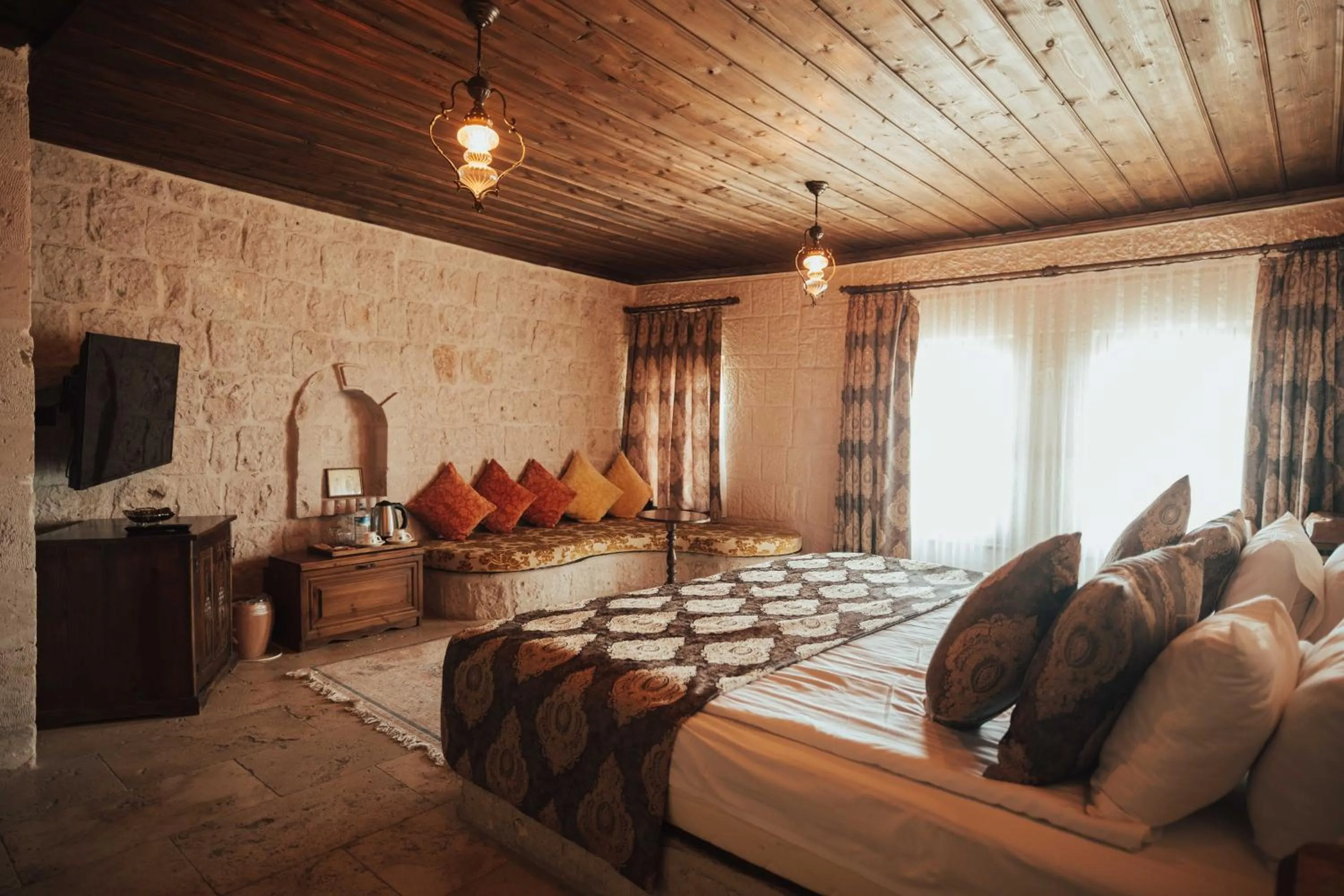 Bed in Hu of Cappadocia - Special Class