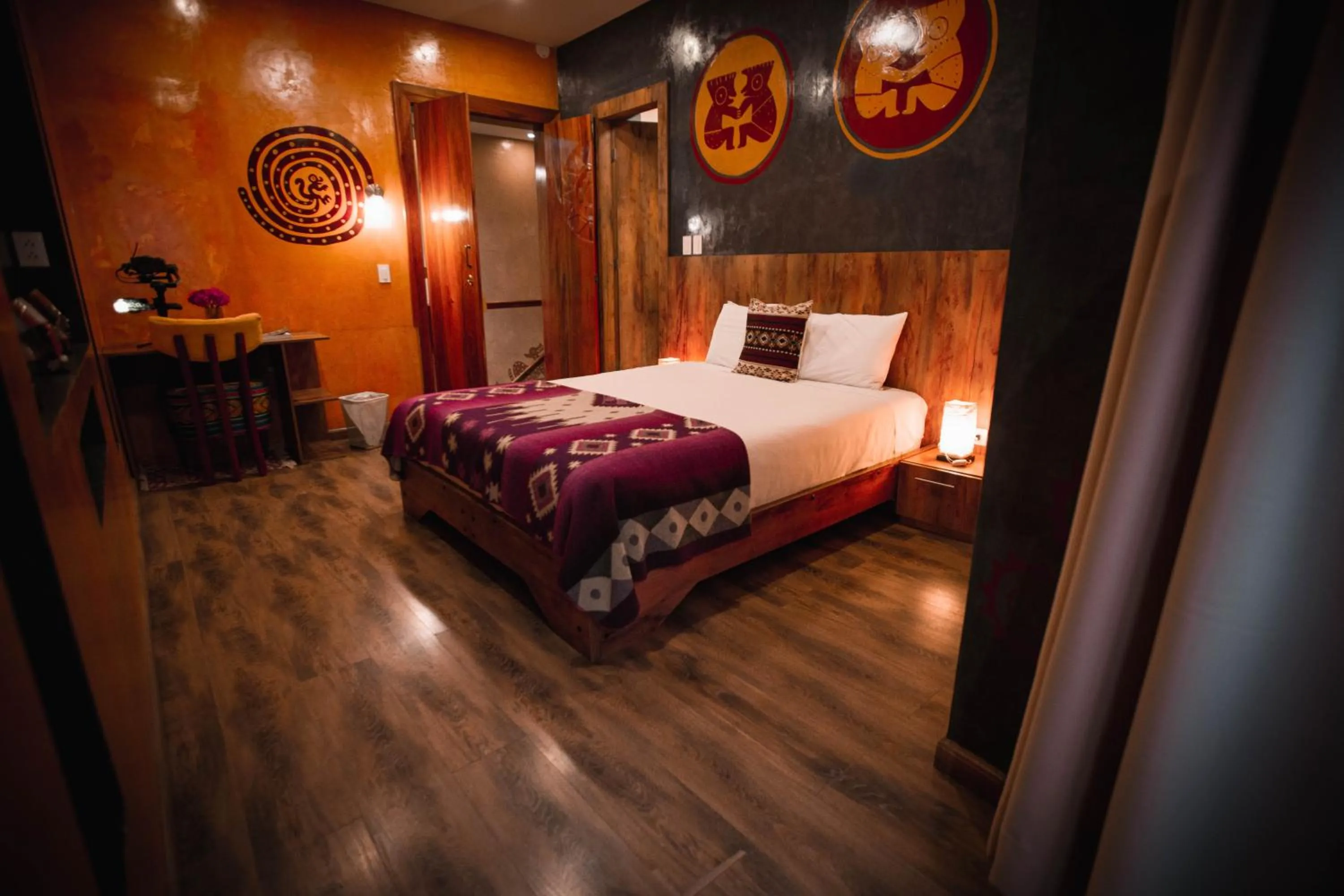 Bed in Chakana Hotel Boutique Centro