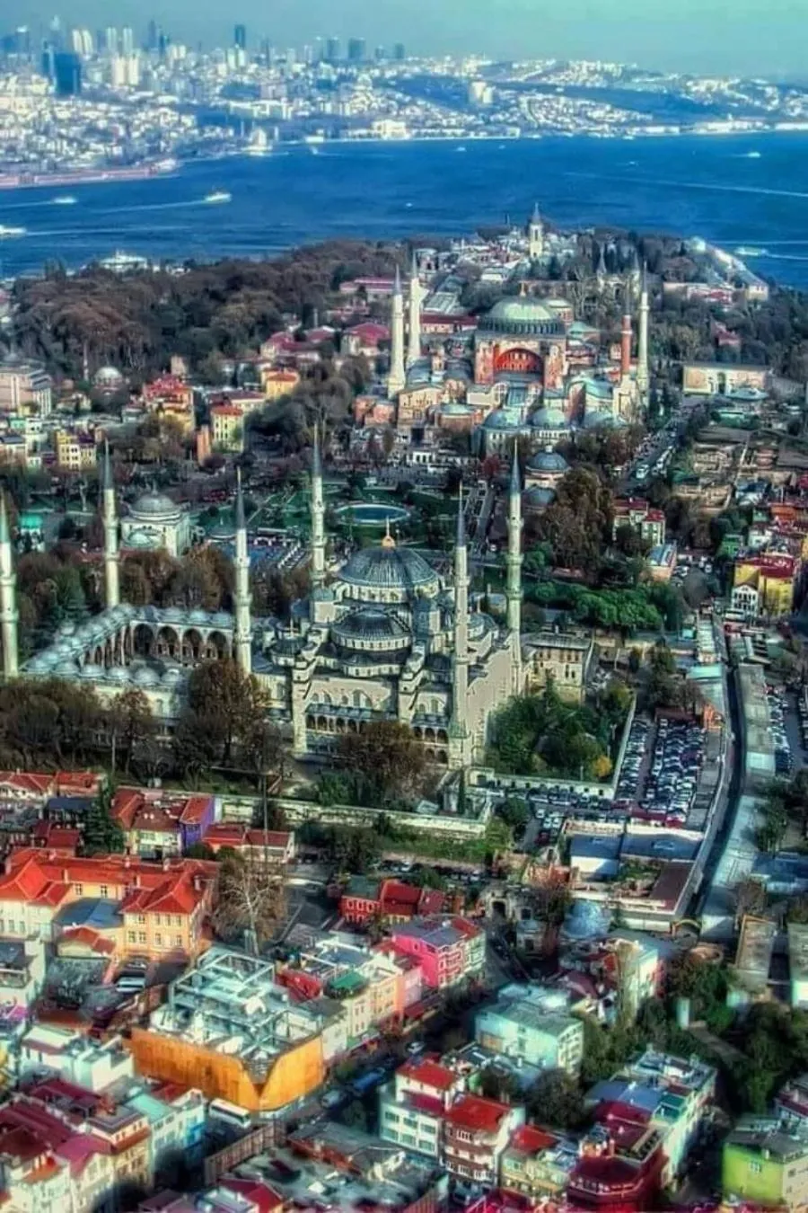 Bird's eye view in Yasin Apart hotel