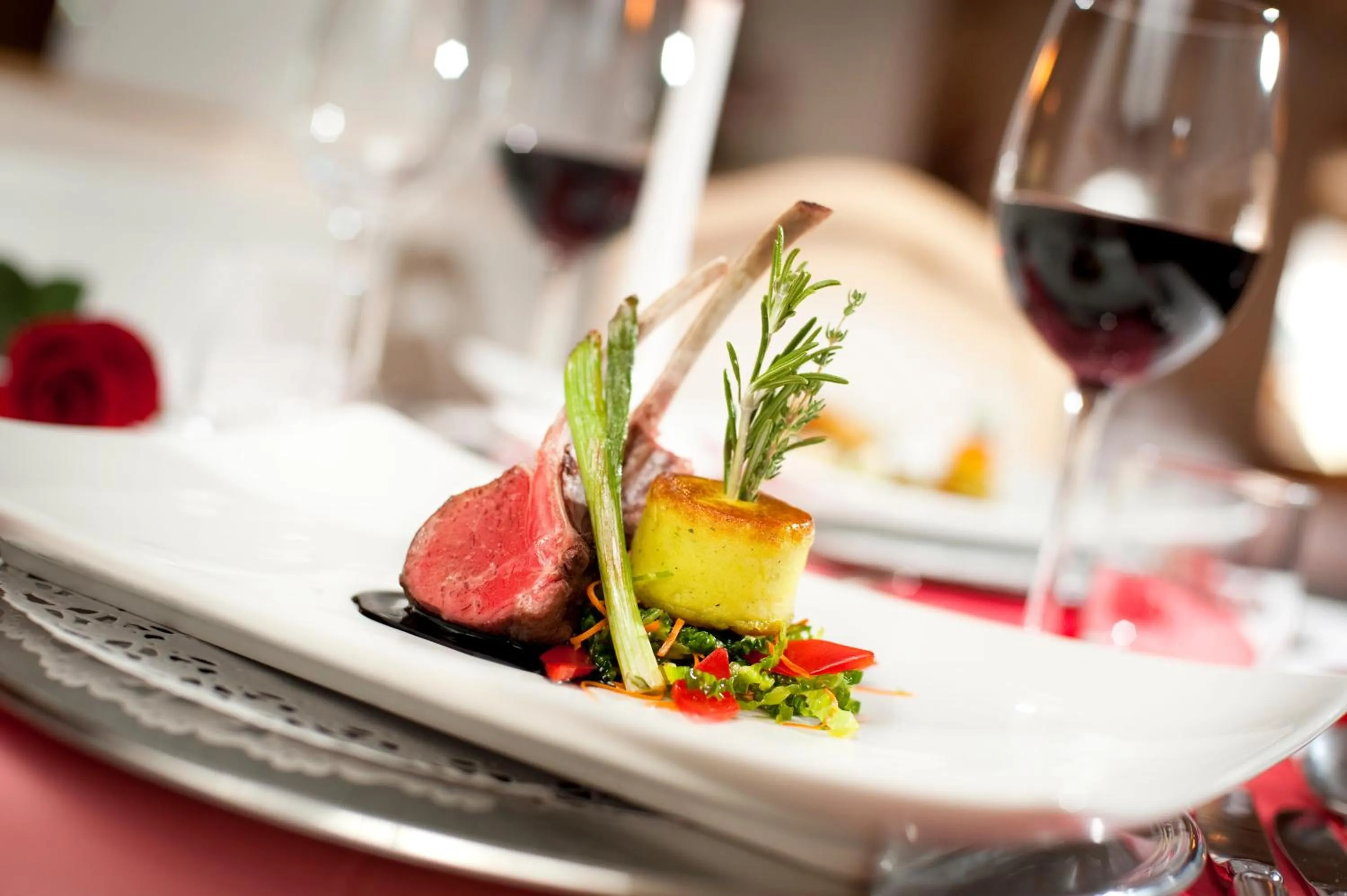 Dinner in Panorama Vital Hotel Rimmele