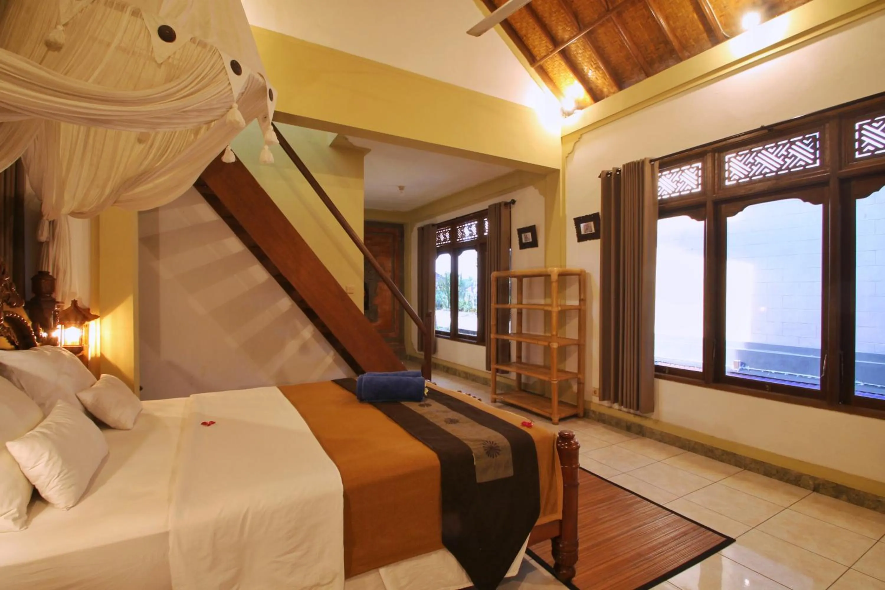 Bed in Hibiscus Cottages