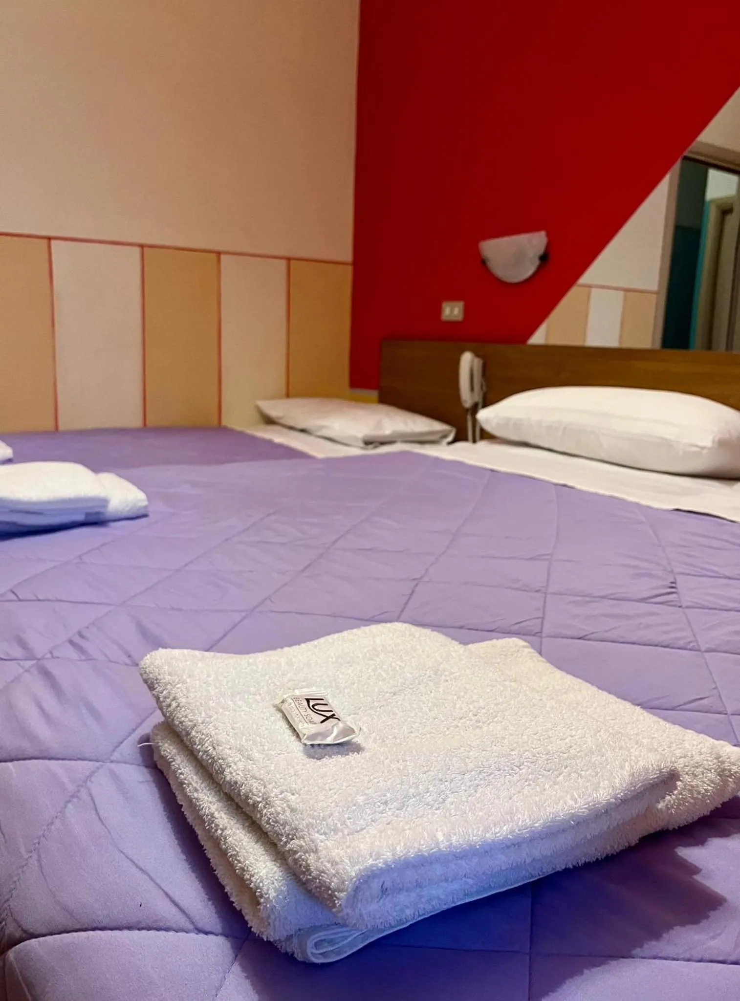 Bedroom, Bed in Albergo Baffo