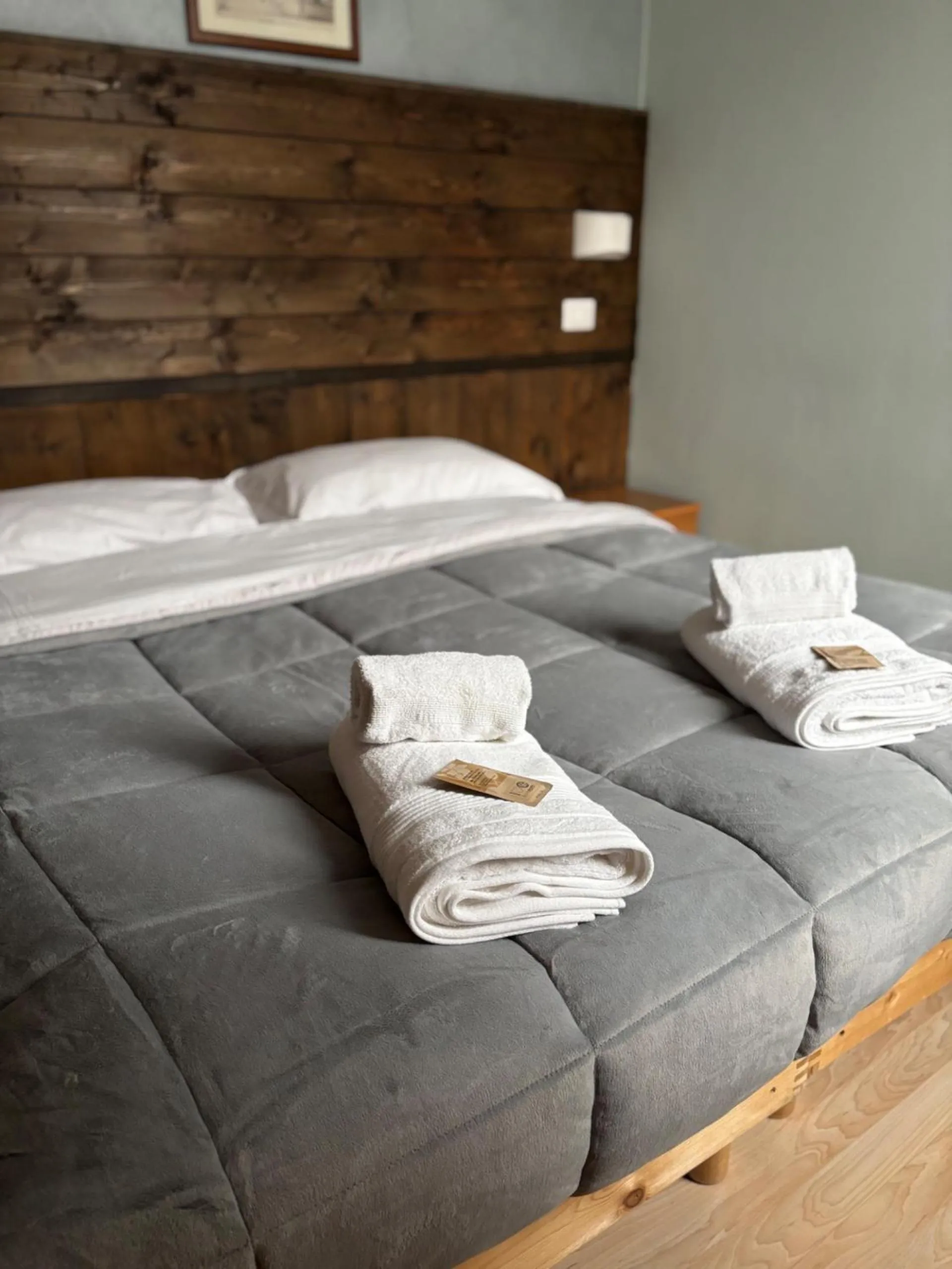 Bed in Albergo Baffo