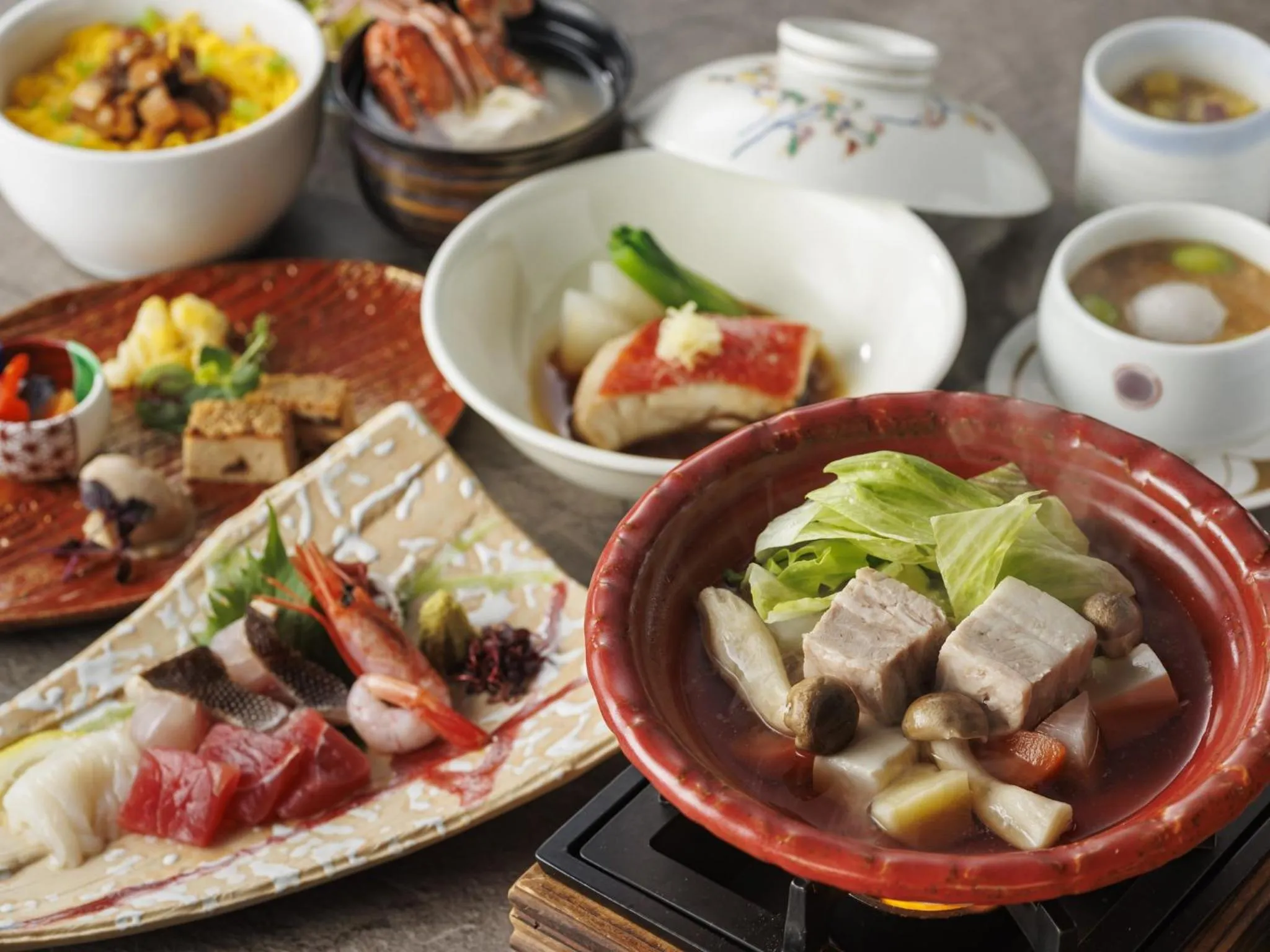 Dinner in KAMENOI HOTEL Atami Annex