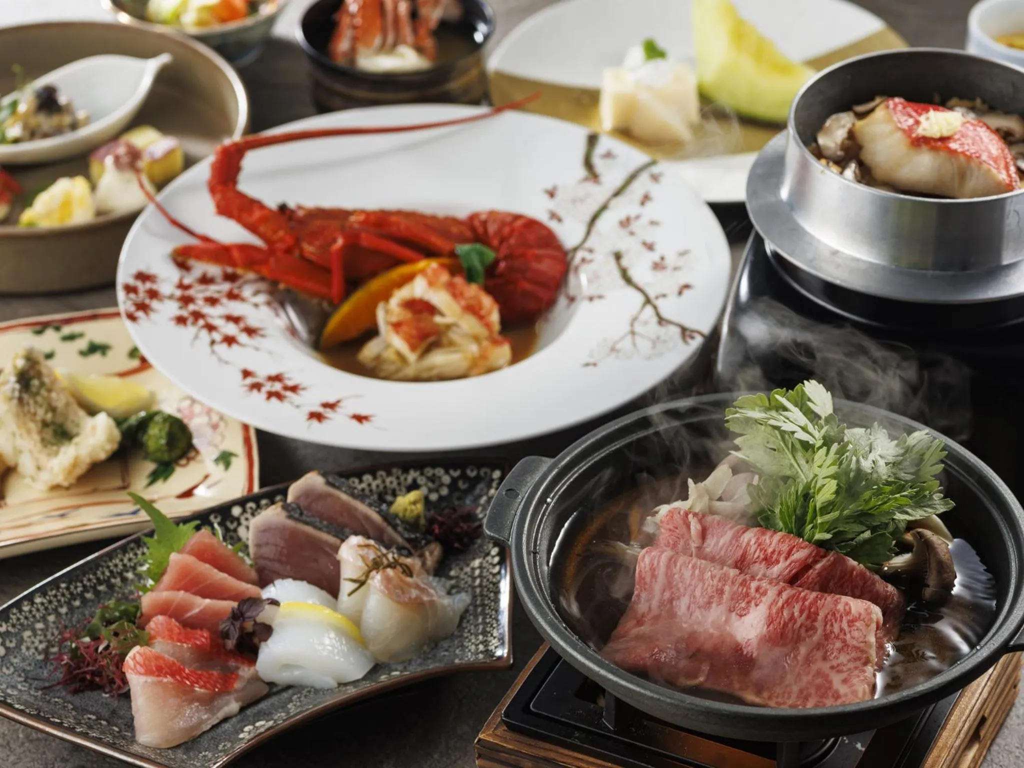 Dinner in KAMENOI HOTEL Atami Annex