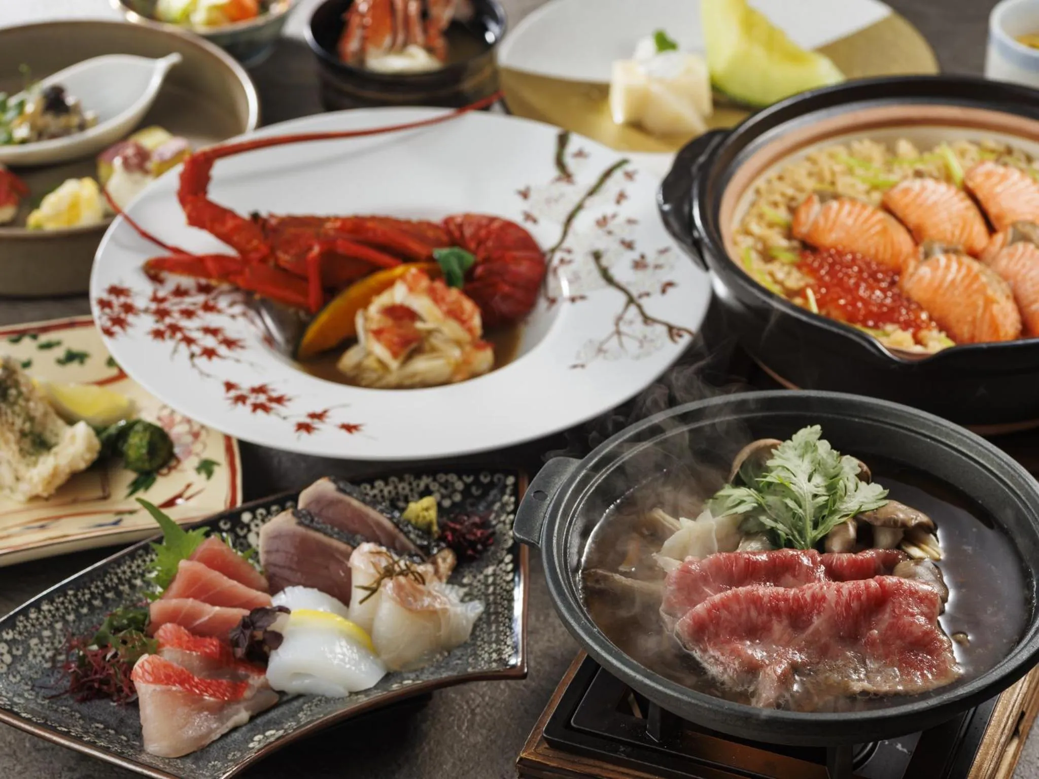 Dinner in KAMENOI HOTEL Atami Annex