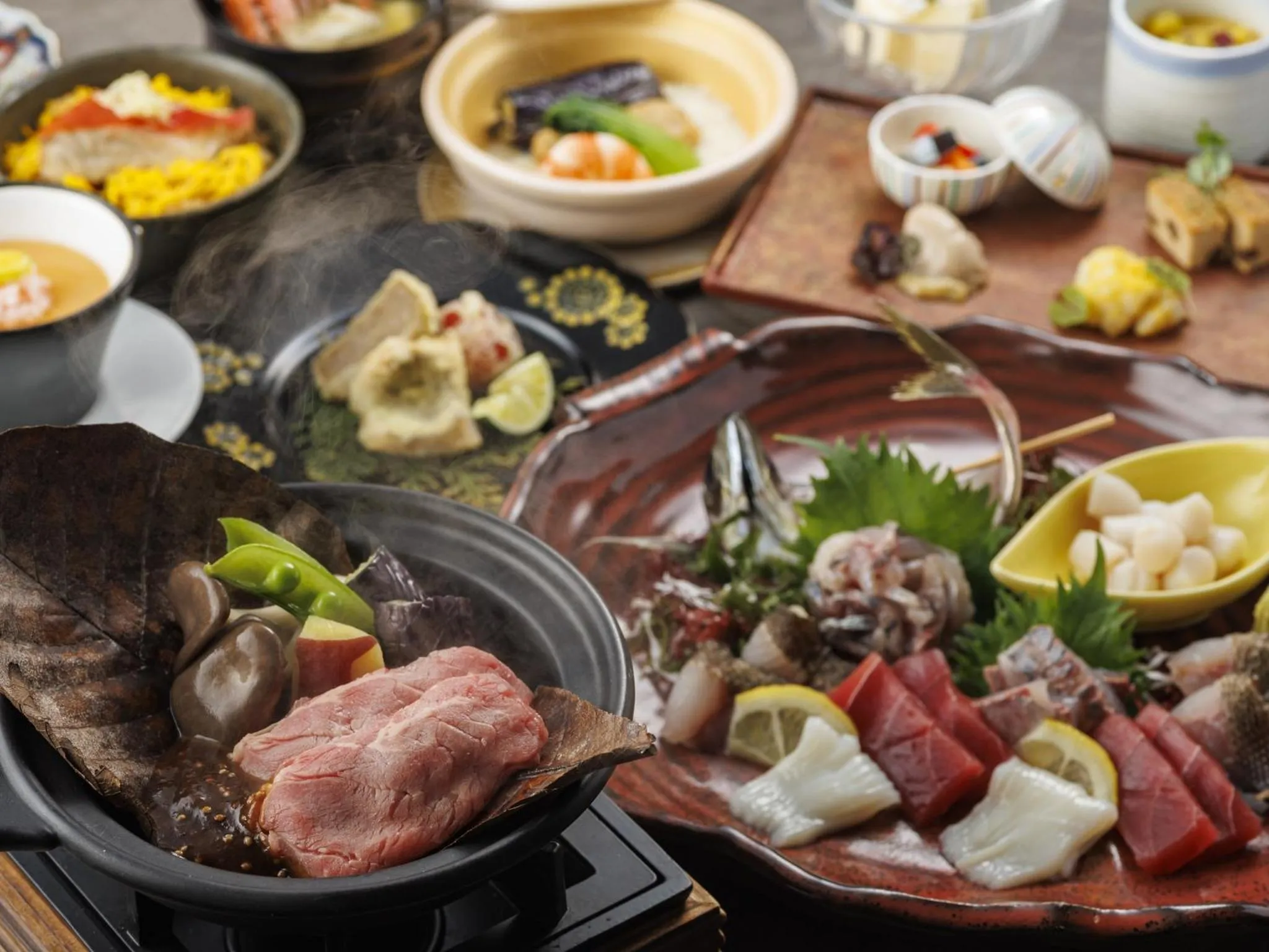 Dinner in KAMENOI HOTEL Atami Annex