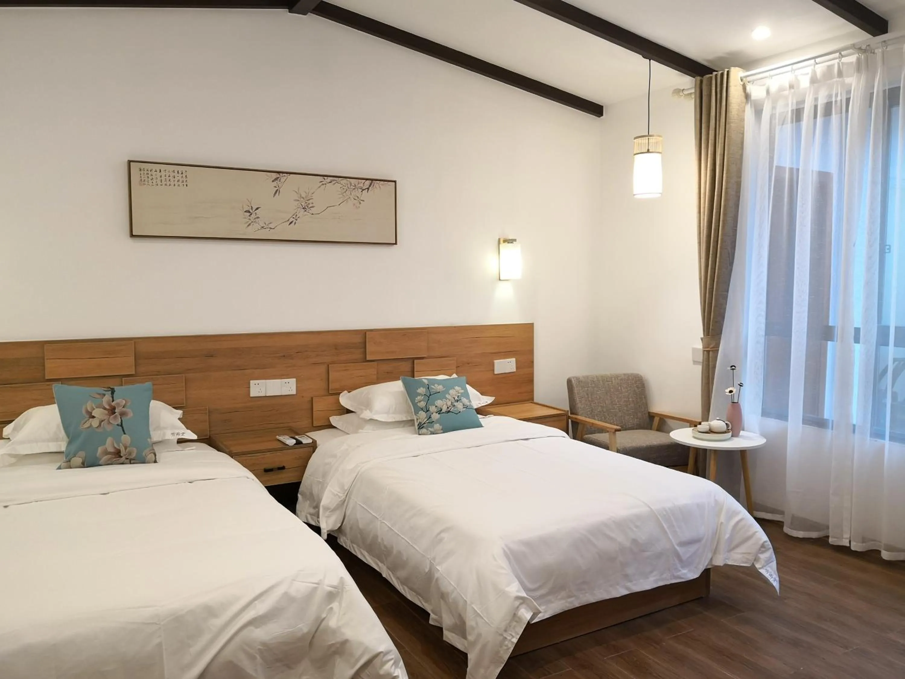 Bed in Zhangjiajie Tingyutang Little Yard