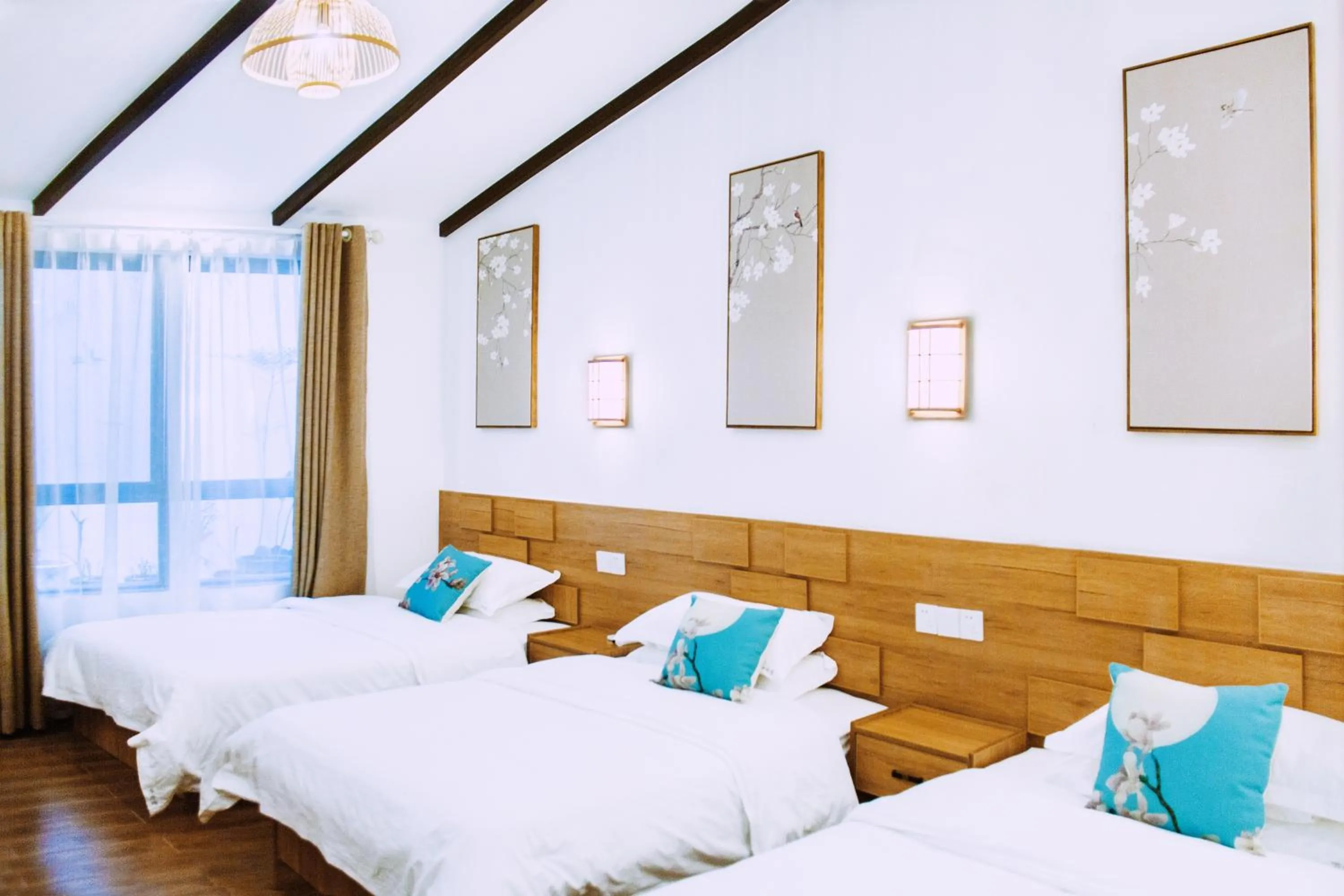 bunk bed, Bed in Zhangjiajie Tingyutang Little Yard