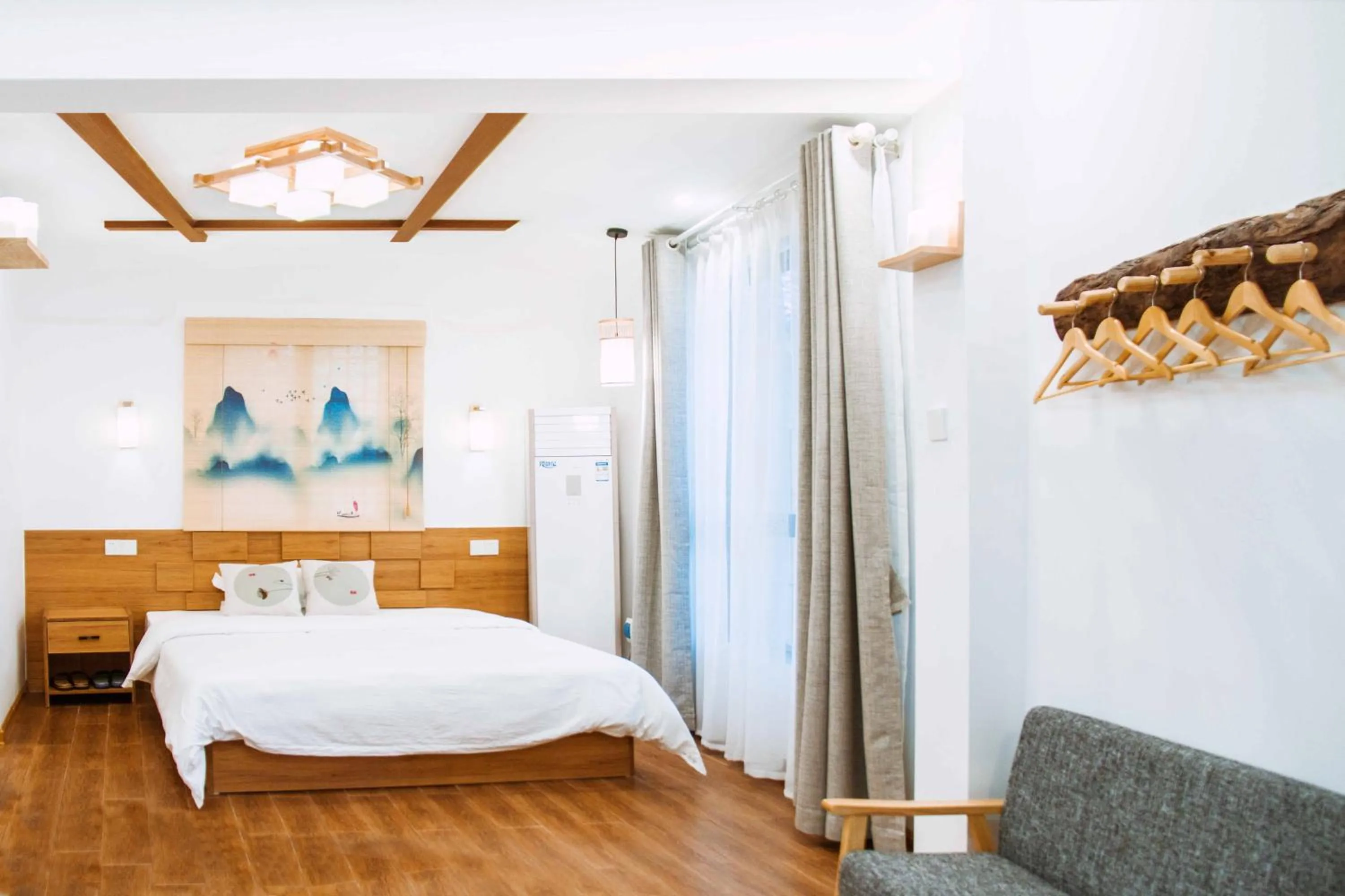 Bed in Zhangjiajie Tingyutang Little Yard