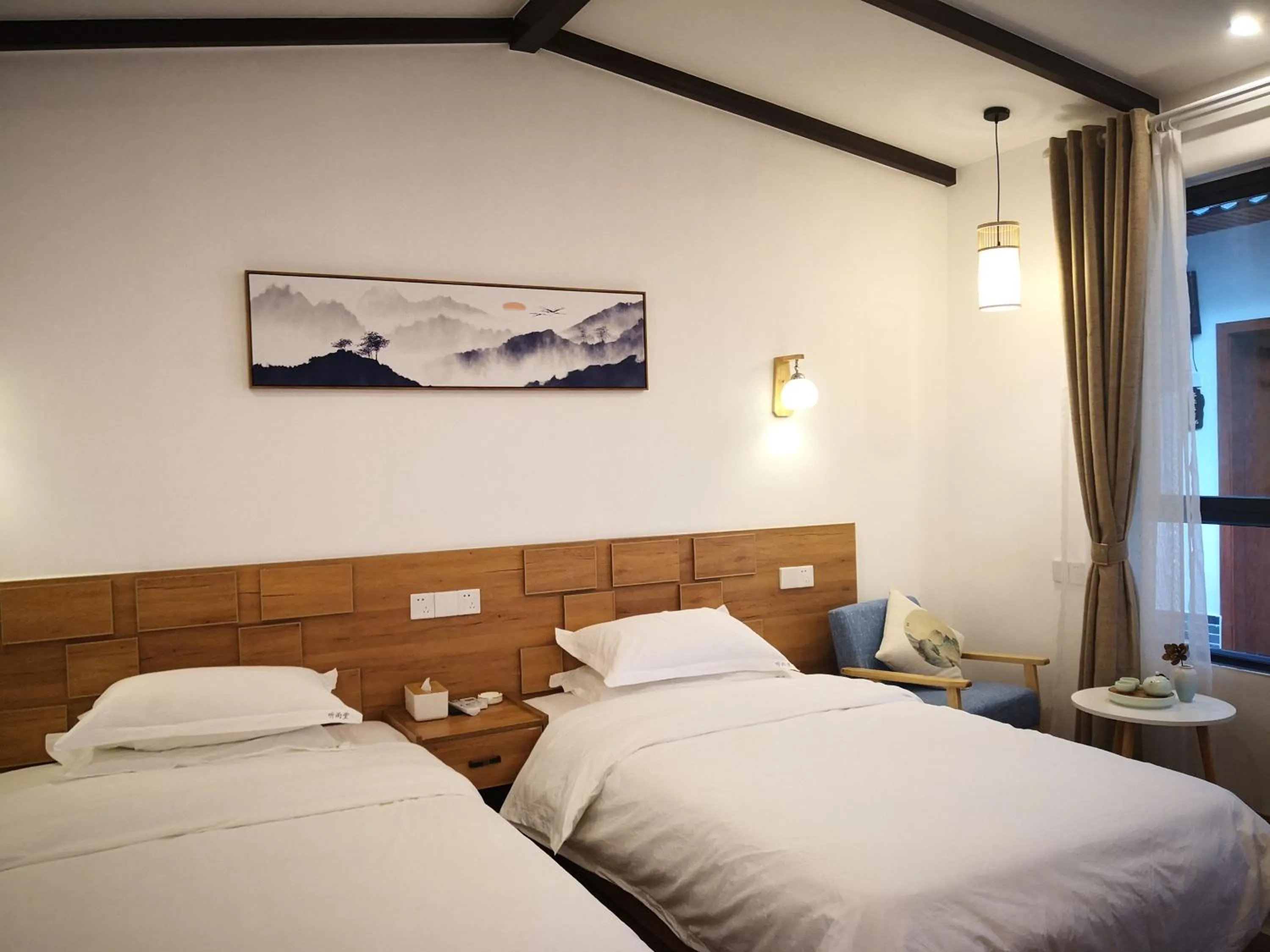 Bed in Zhangjiajie Tingyutang Little Yard