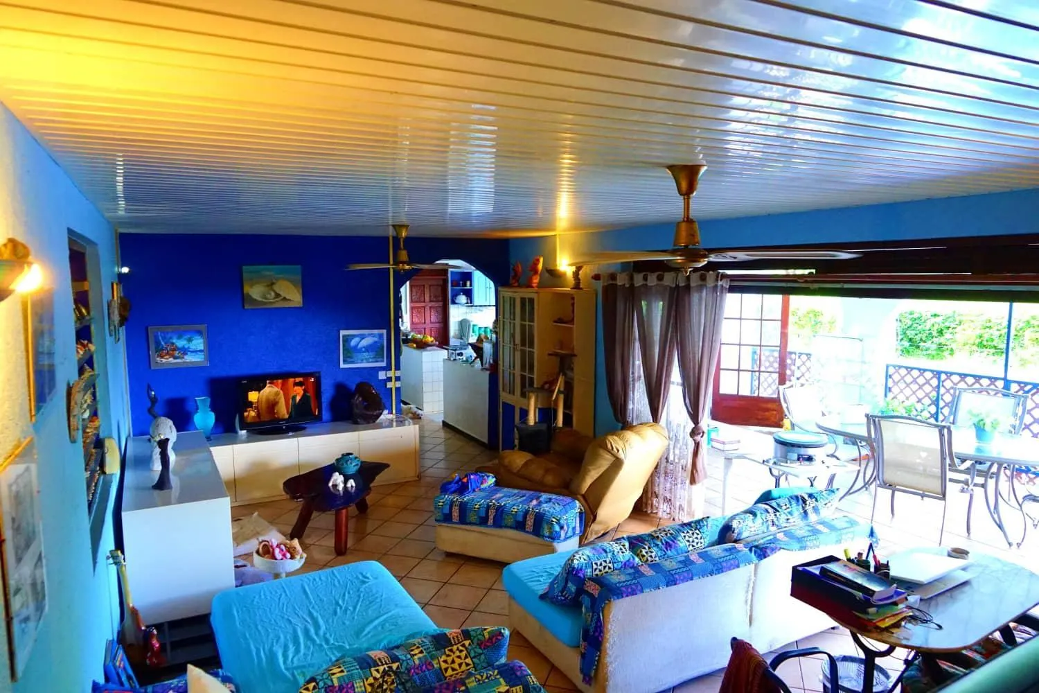 Living room in Villa Vaiana EURL Vaiana Faratea