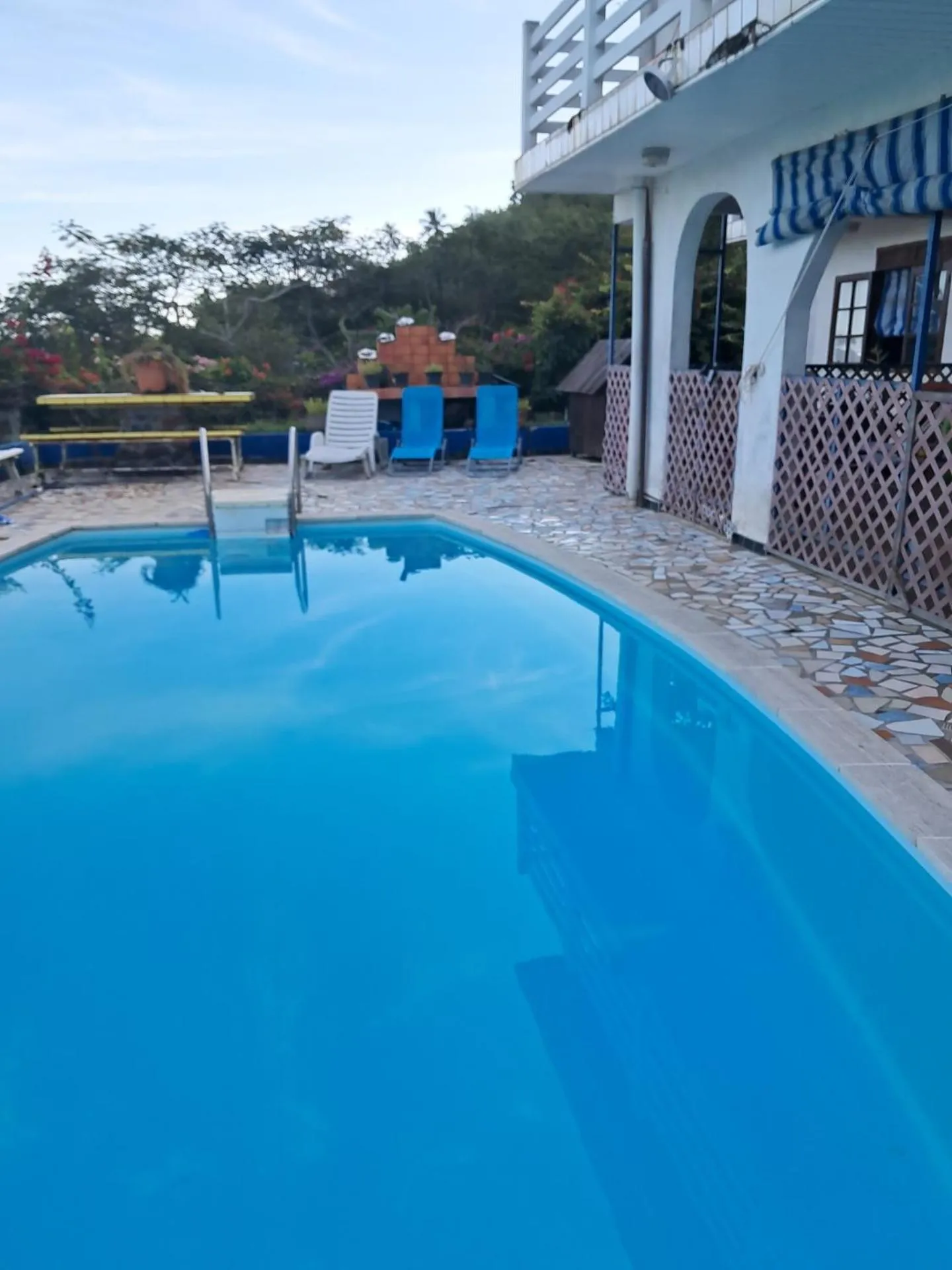 Swimming pool in Villa Vaiana EURL Vaiana Faratea