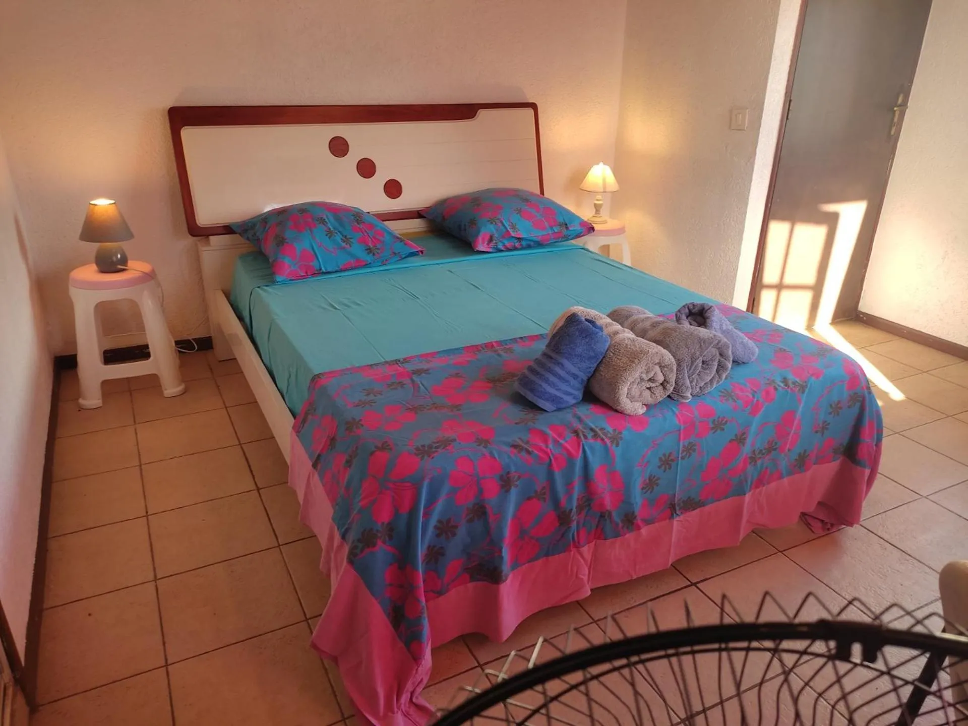 Bed in Villa Vaiana EURL Vaiana Faratea