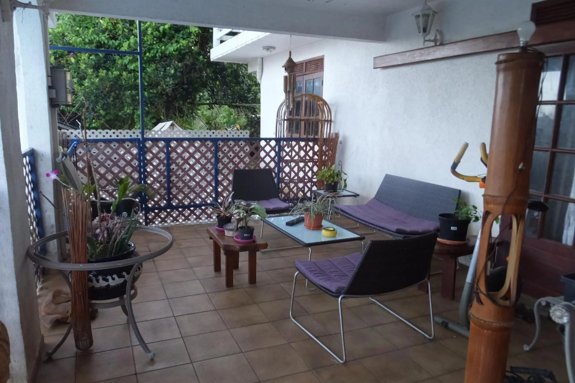 Patio in Villa Vaiana EURL Vaiana Faratea