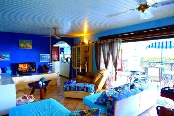 Living room in Villa Vaiana EURL Vaiana Faratea