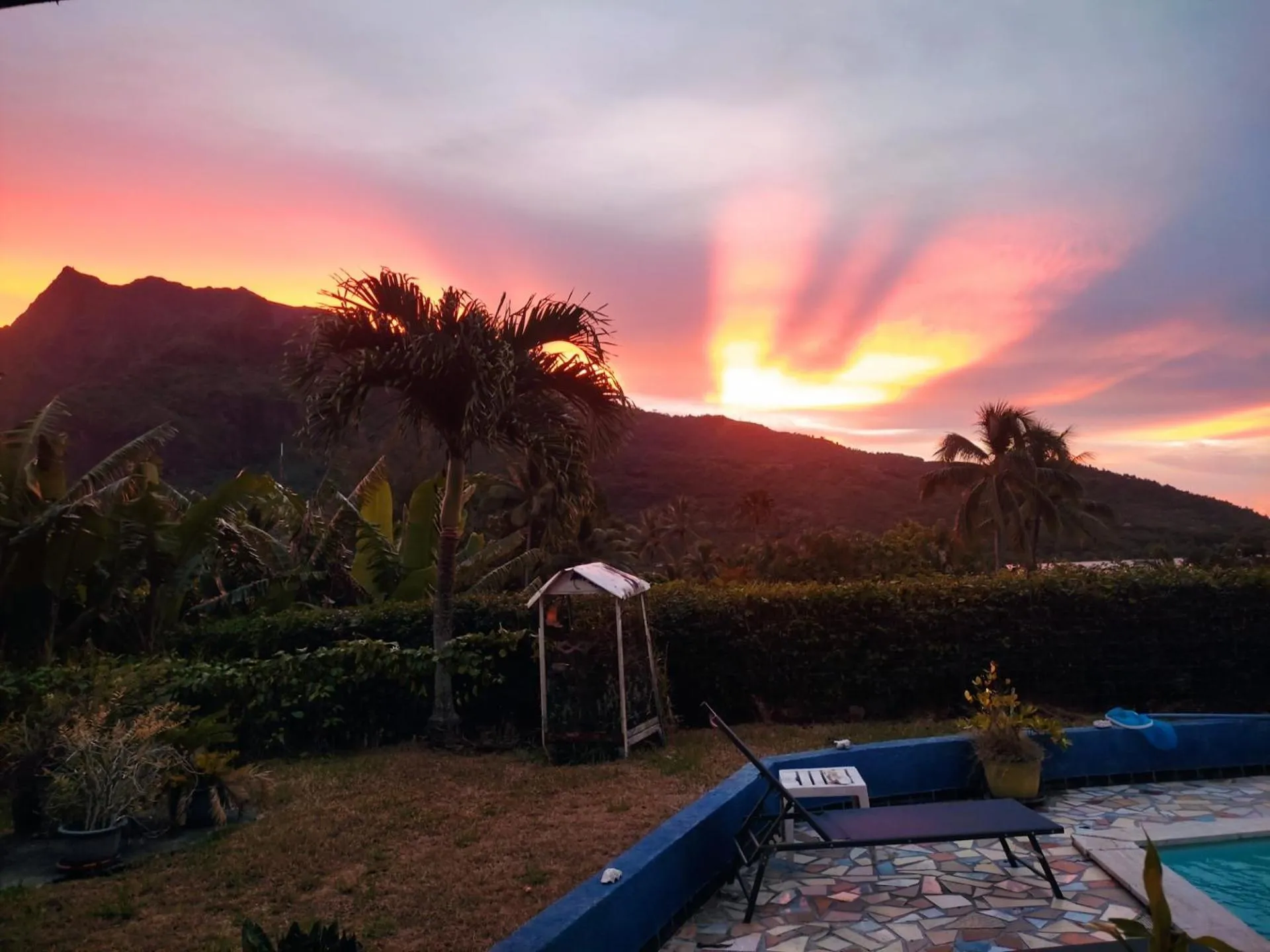 Mountain view in Villa Vaiana EURL Vaiana Faratea