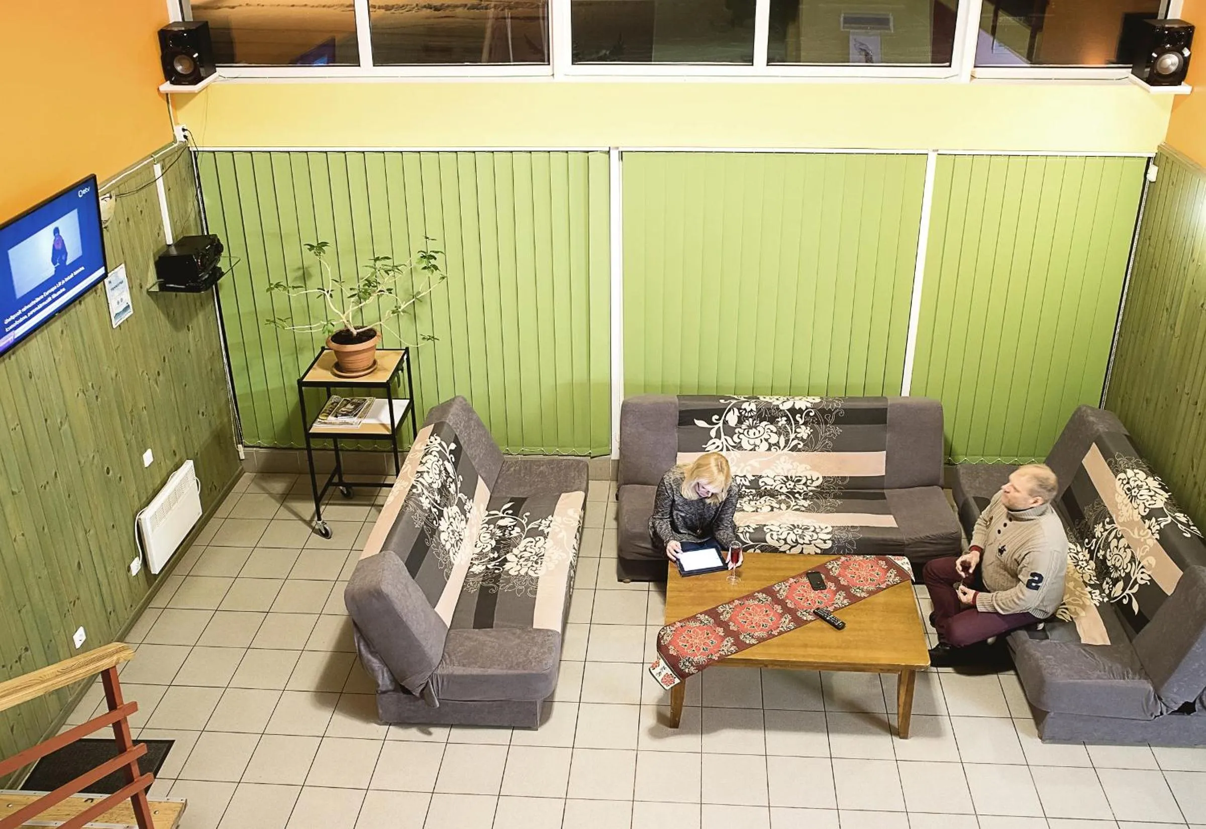 Communal lounge/ TV room in Valaste Puhkeküla