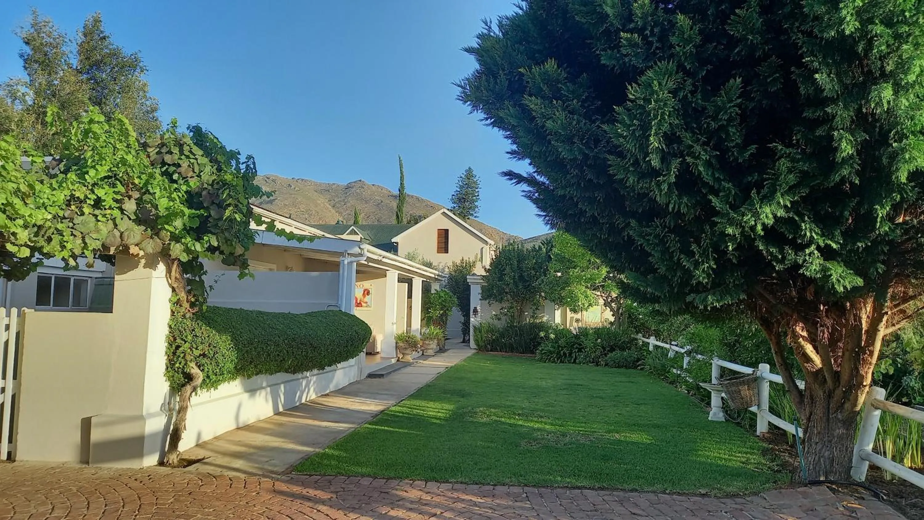 Garden view in The Vineyard Country House