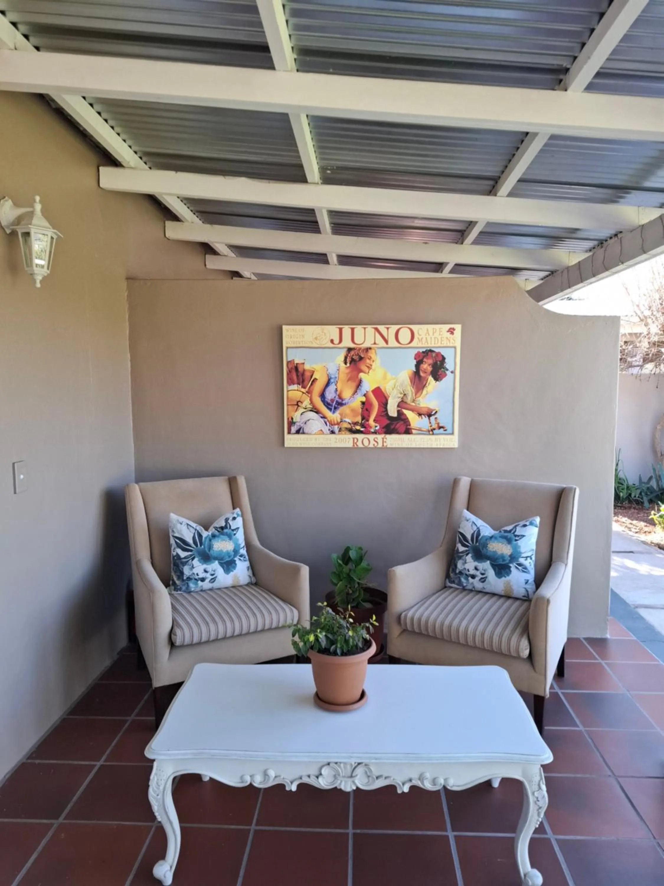 Patio in The Vineyard Country House