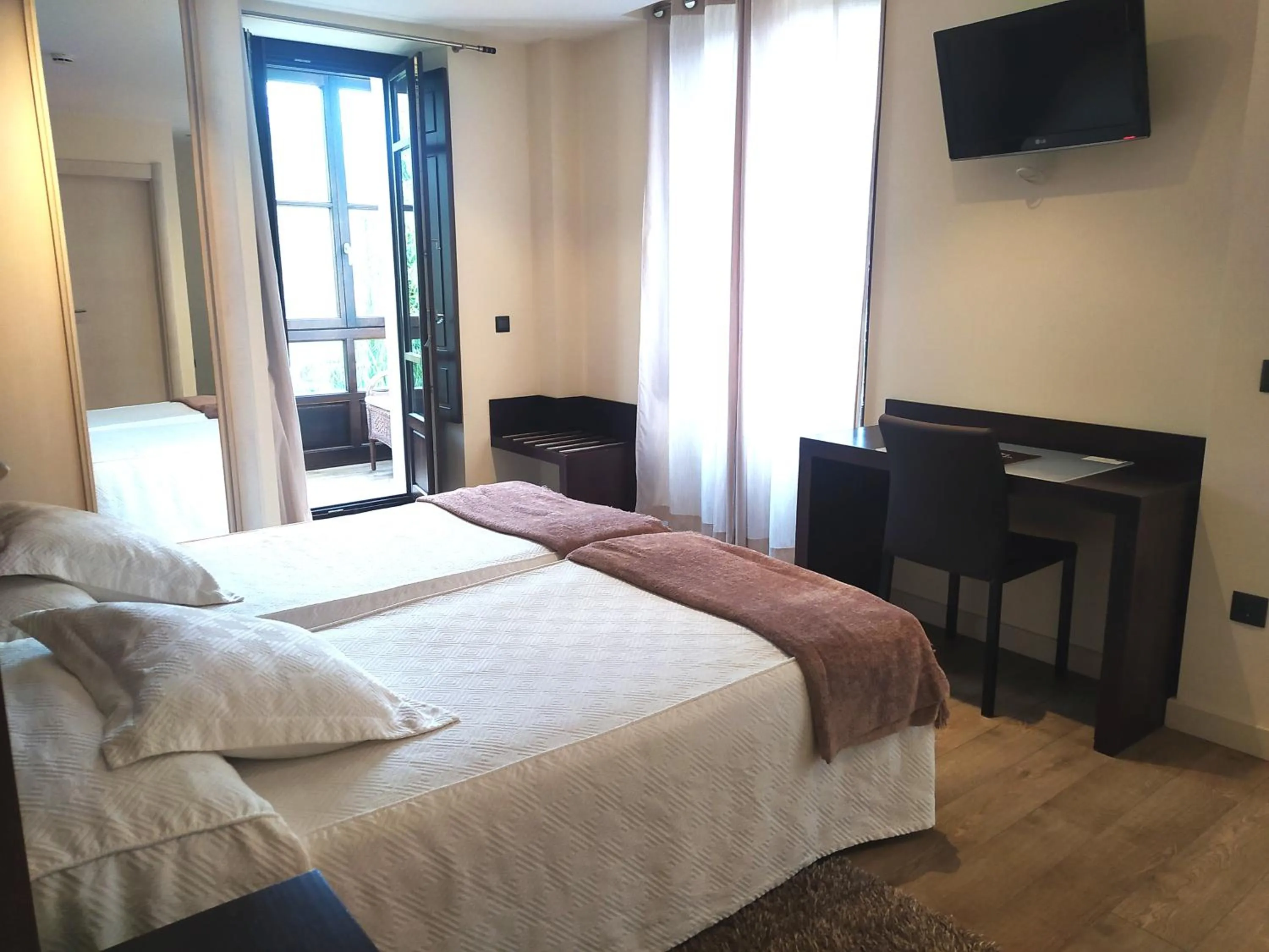 Bed in Hotel Villa Marrón