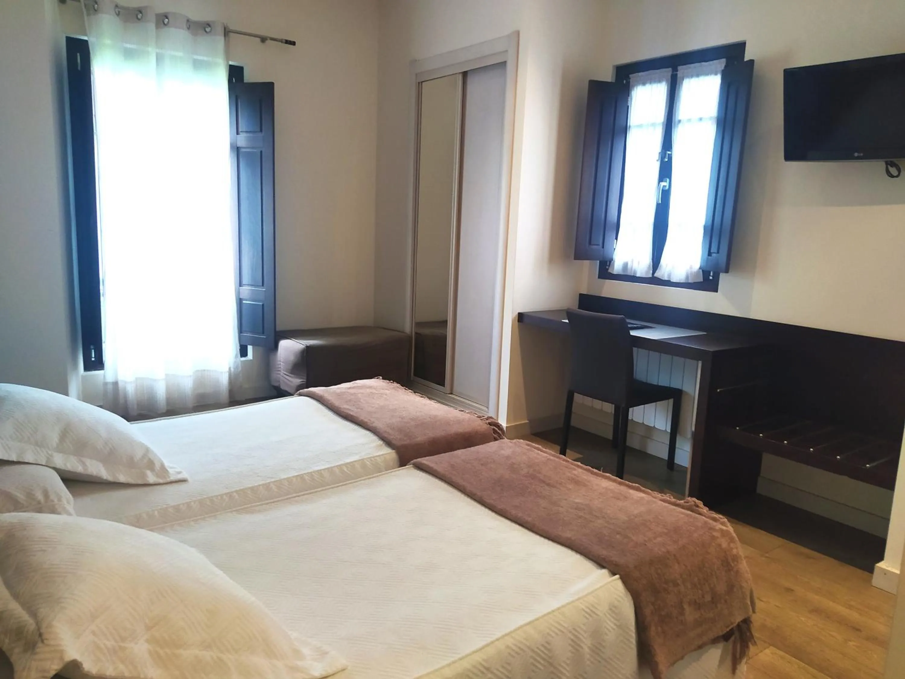 Bed in Hotel Villa Marrón