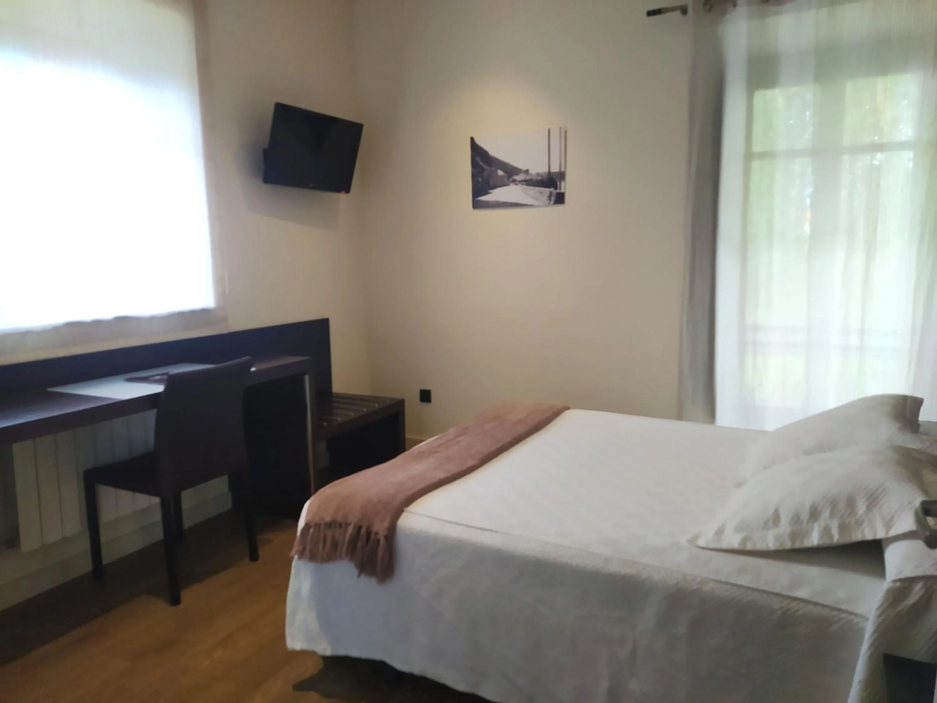 Bed in Hotel Villa Marrón