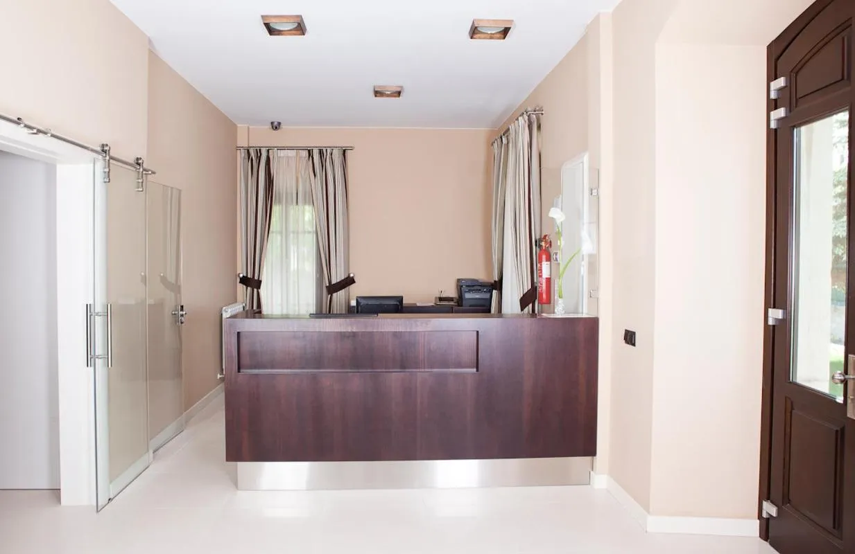 Lobby or reception in Hotel Villa Marrón