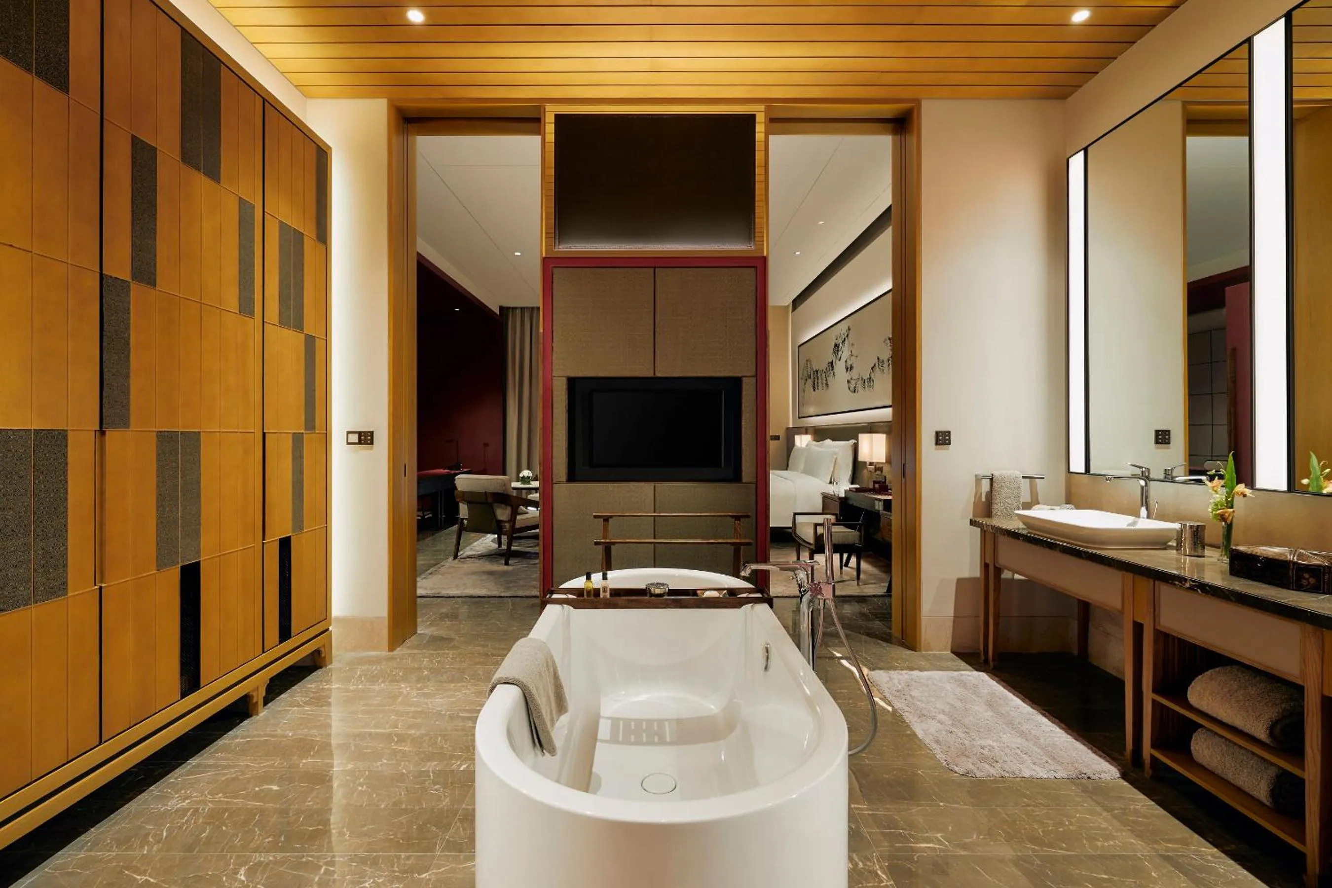 Bathroom in Capella Tufu Bay, Hainan